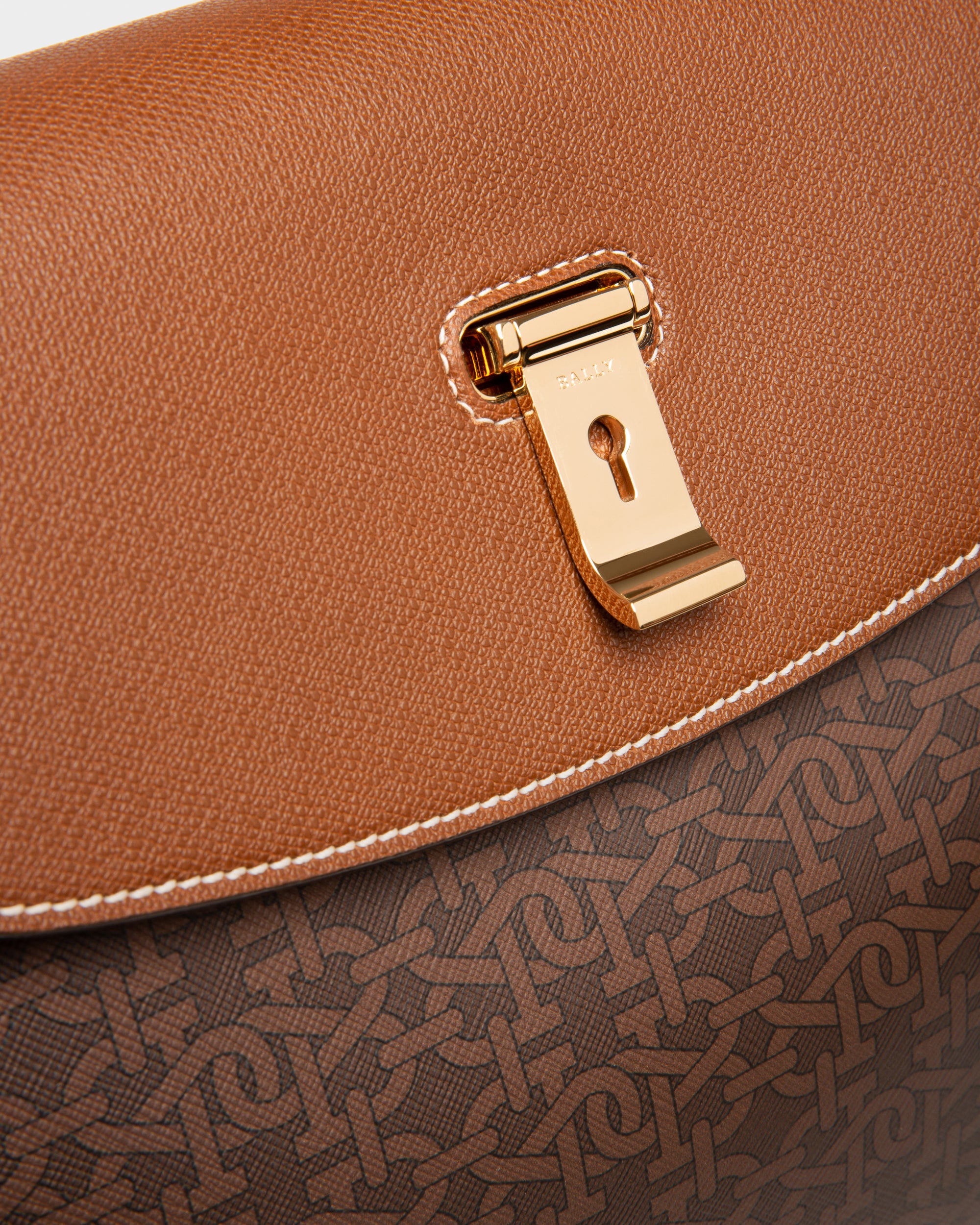 Layka ブラウン Tpu トップハンドルバッグ - 女性 - Bally - 04