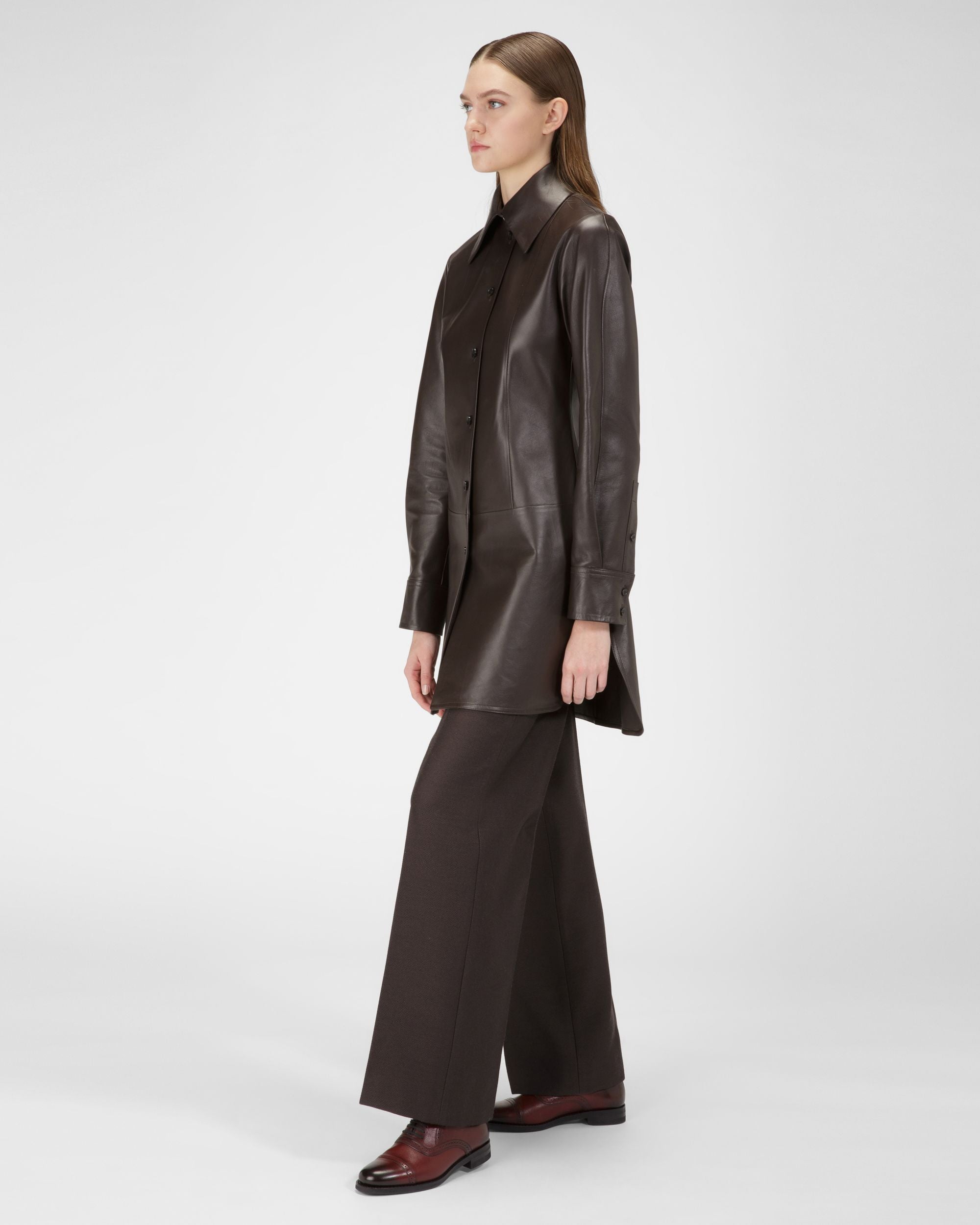 Francies ヘリテージレッド レザー ダービーシューズ - 女性 - Bally - 01