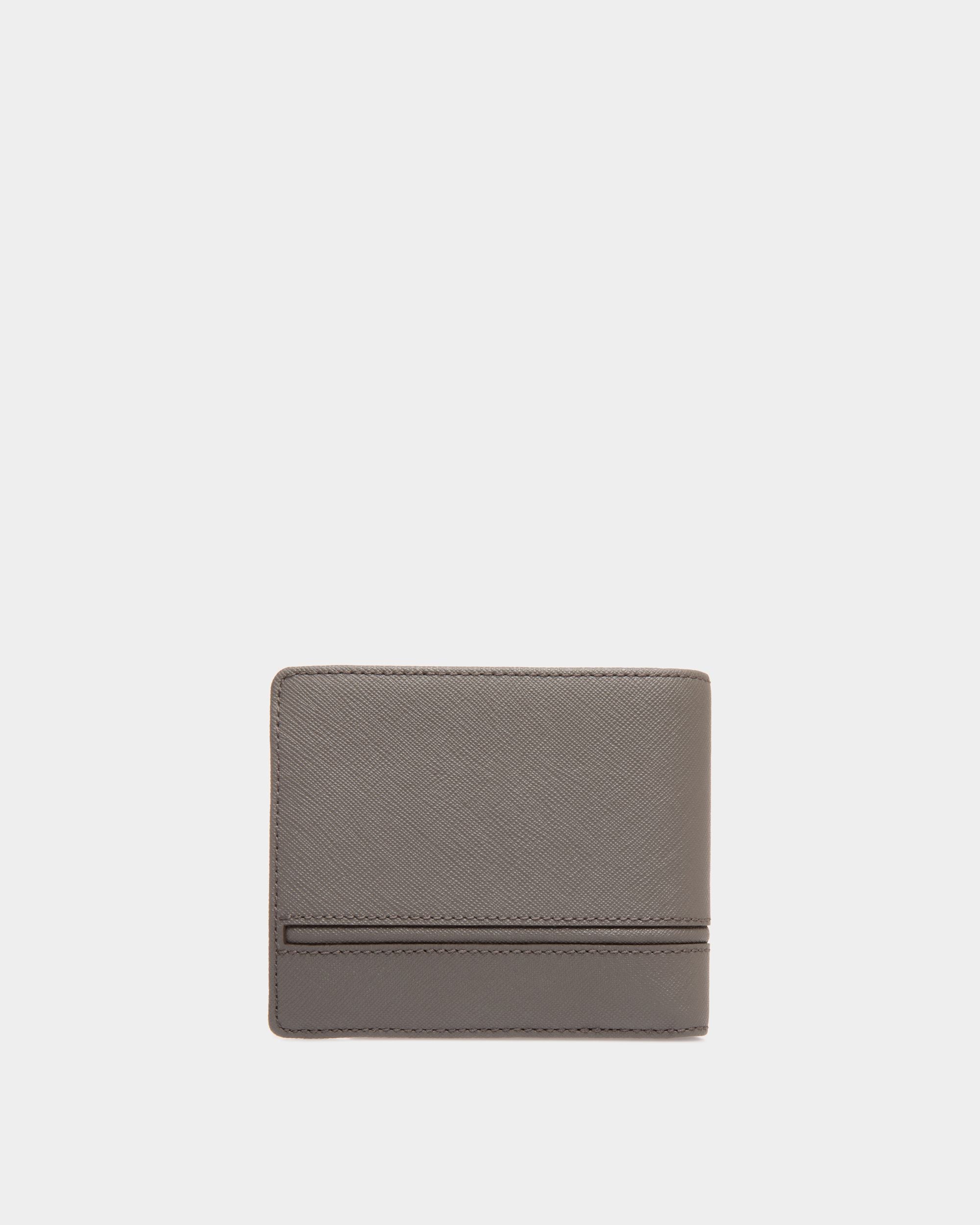 Wallet In Grey Bovine Split - 男性 - Bally - 02