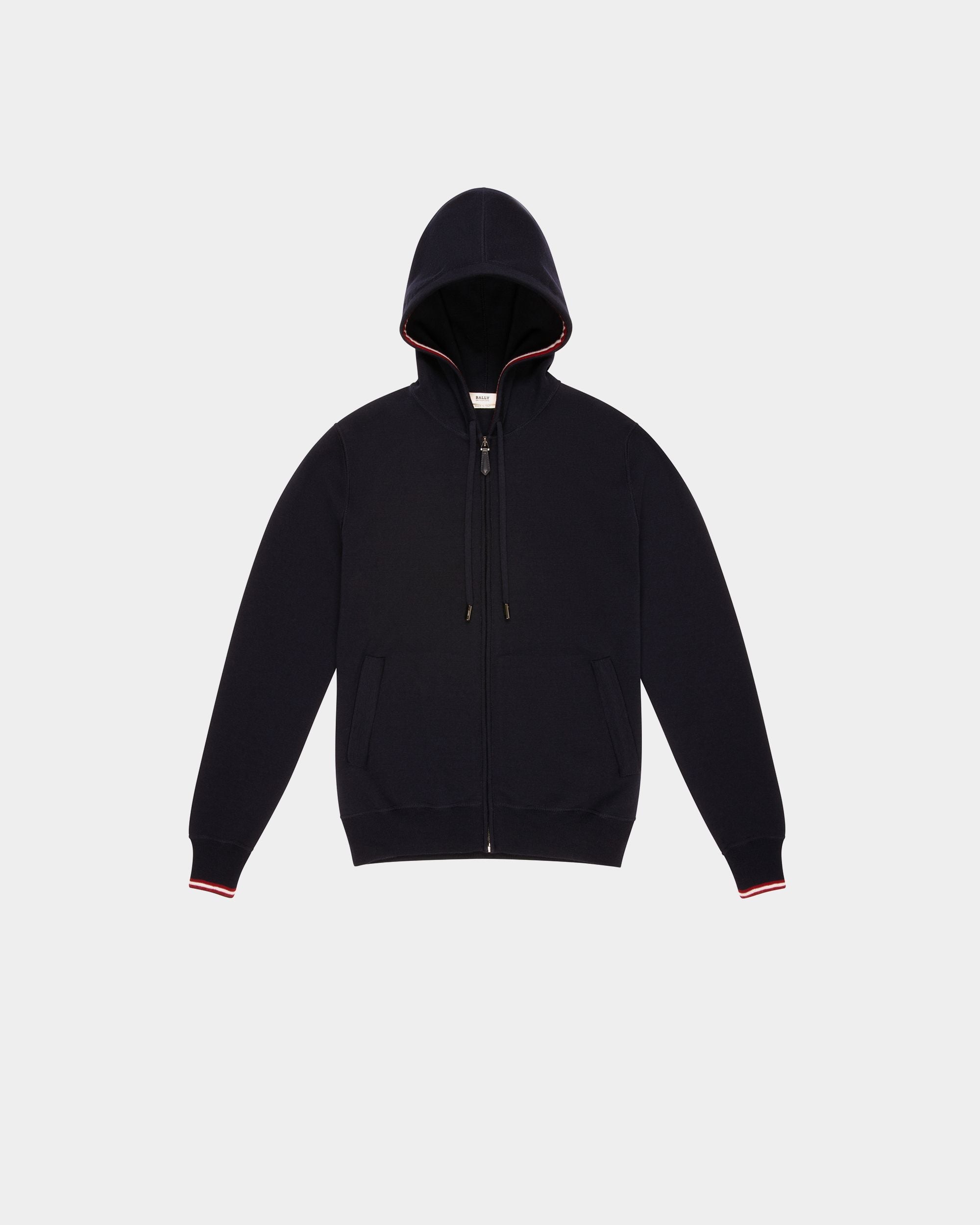 カシミア スウェットシャツ ネイビー カシミア スウェットシャツ - 男性 - Bally - 01