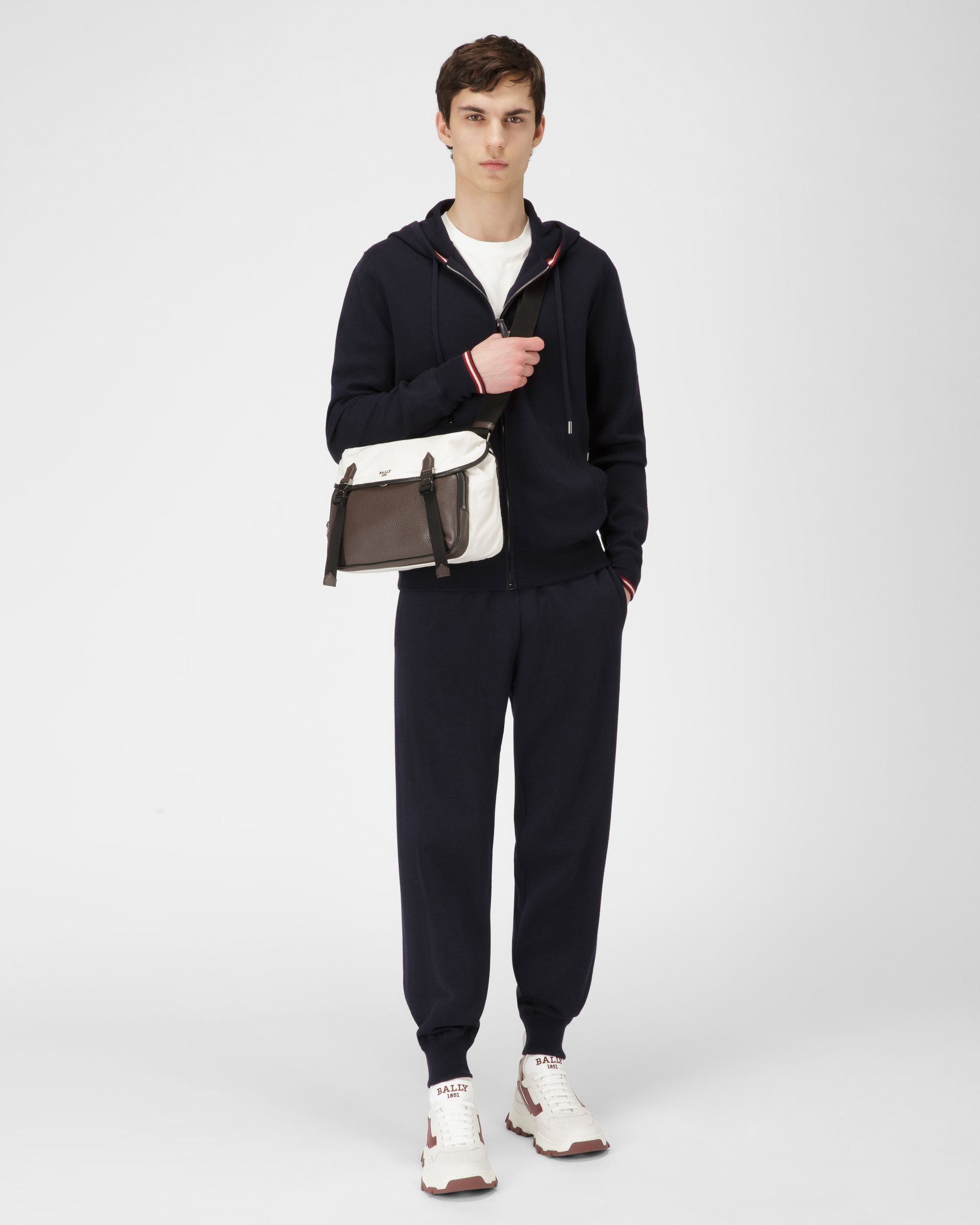 カシミア スウェットシャツ ネイビー カシミア スウェットシャツ - 男性 - Bally - 02