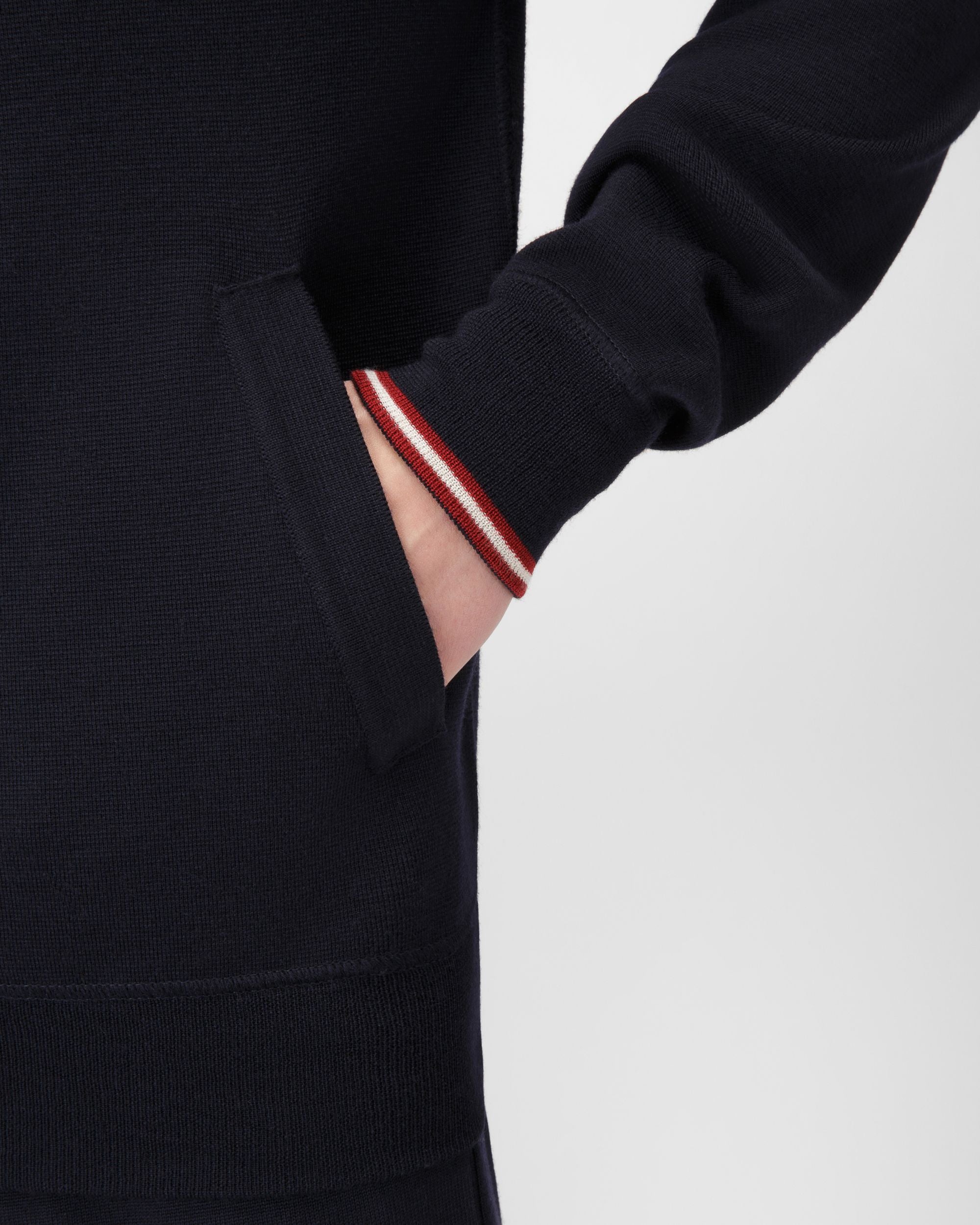 カシミア スウェットシャツ ネイビー カシミア スウェットシャツ - 男性 - Bally - 04