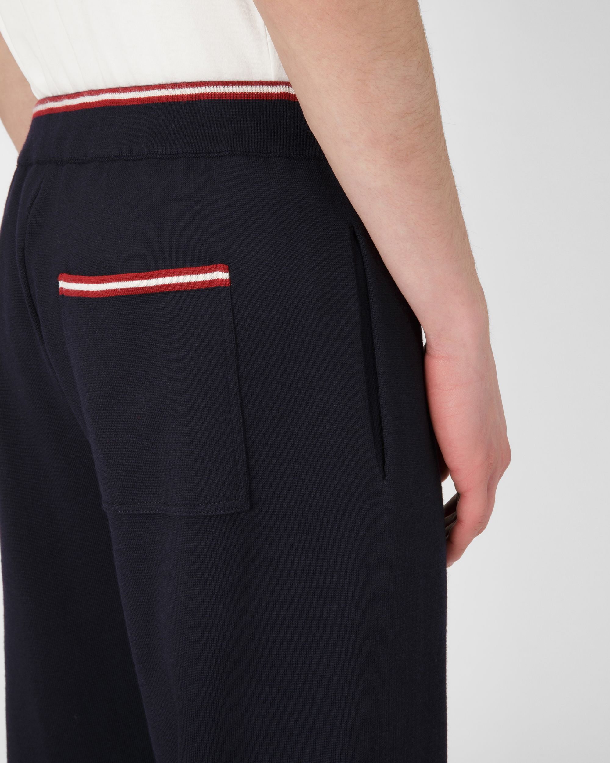 カシミア スウェットパンツ ネイビー カシミア スウェットパンツ - 男性 - Bally - 02