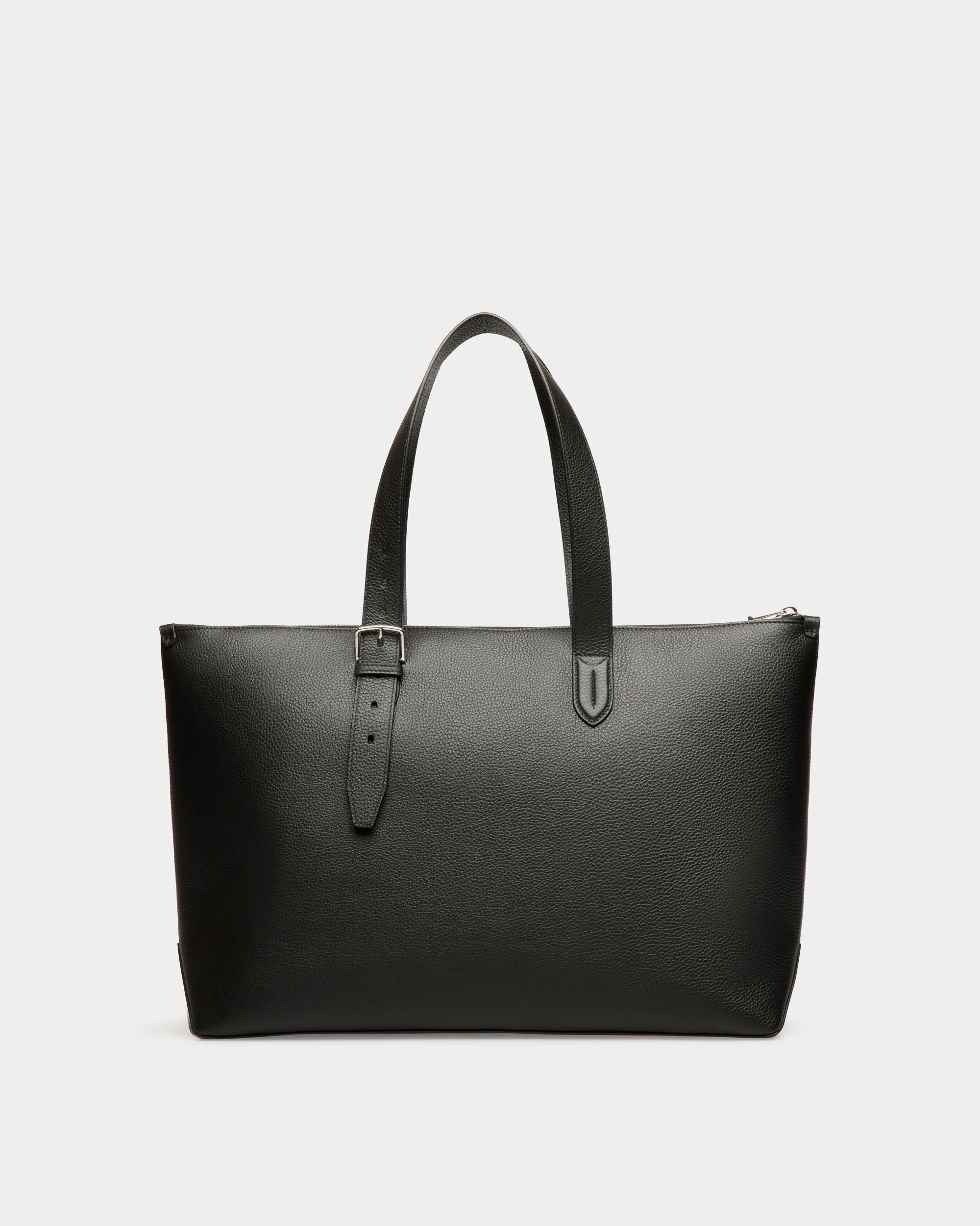 Tote In Black Bovine - 男性 - Bally - 02