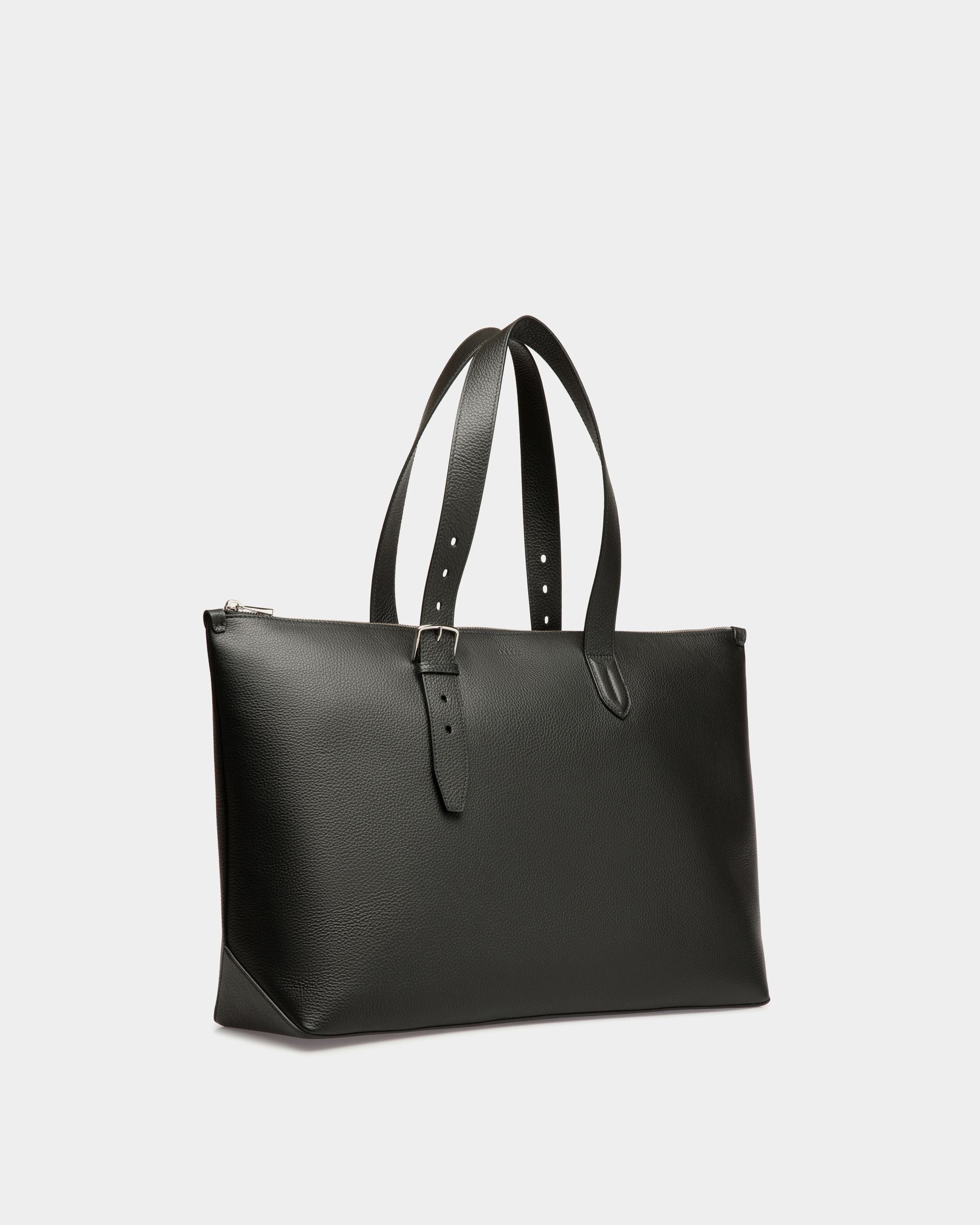 Tote In Black Bovine - 男性 - Bally - 03