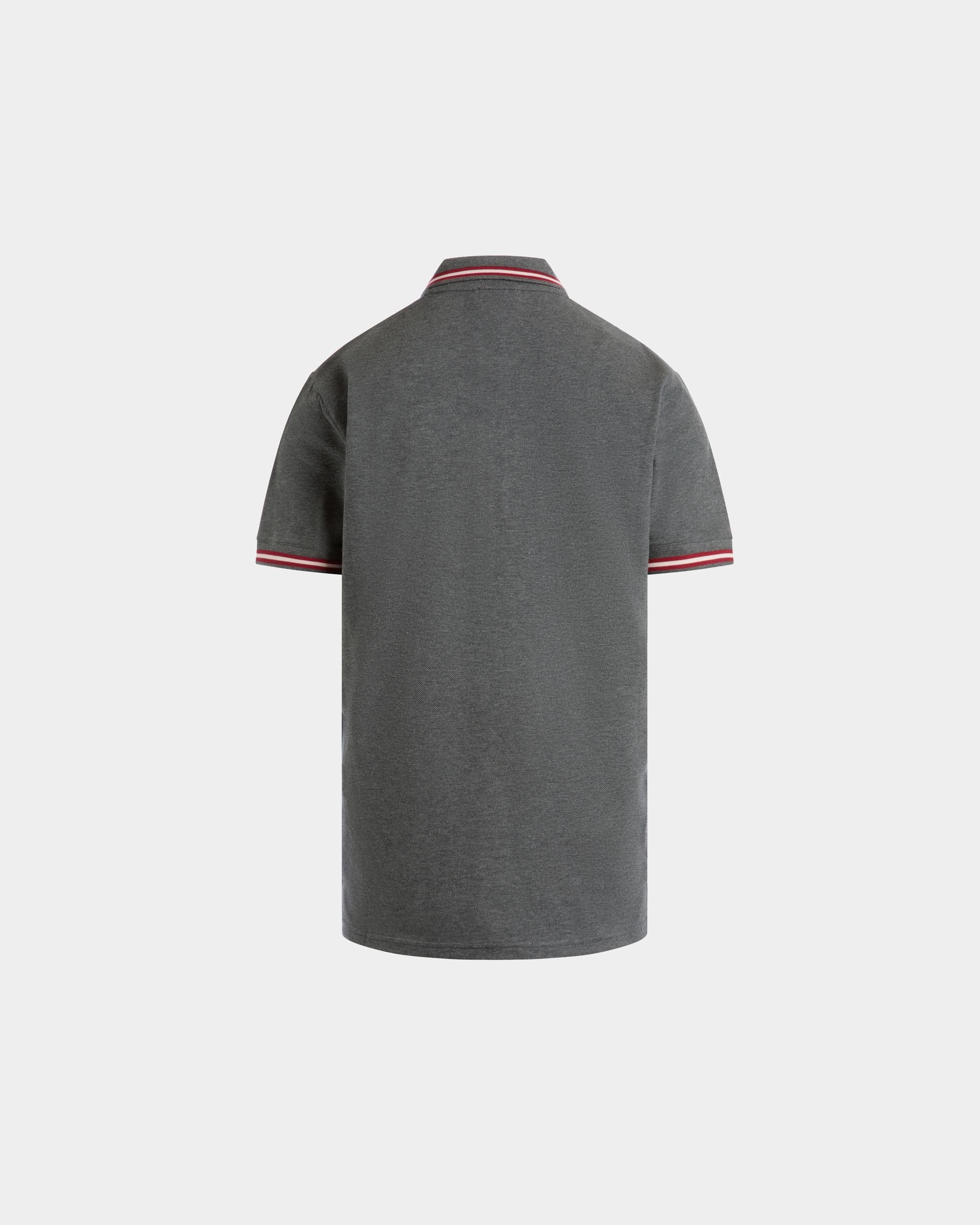 Polo In Grey Cotton - 男性 - Bally - 03