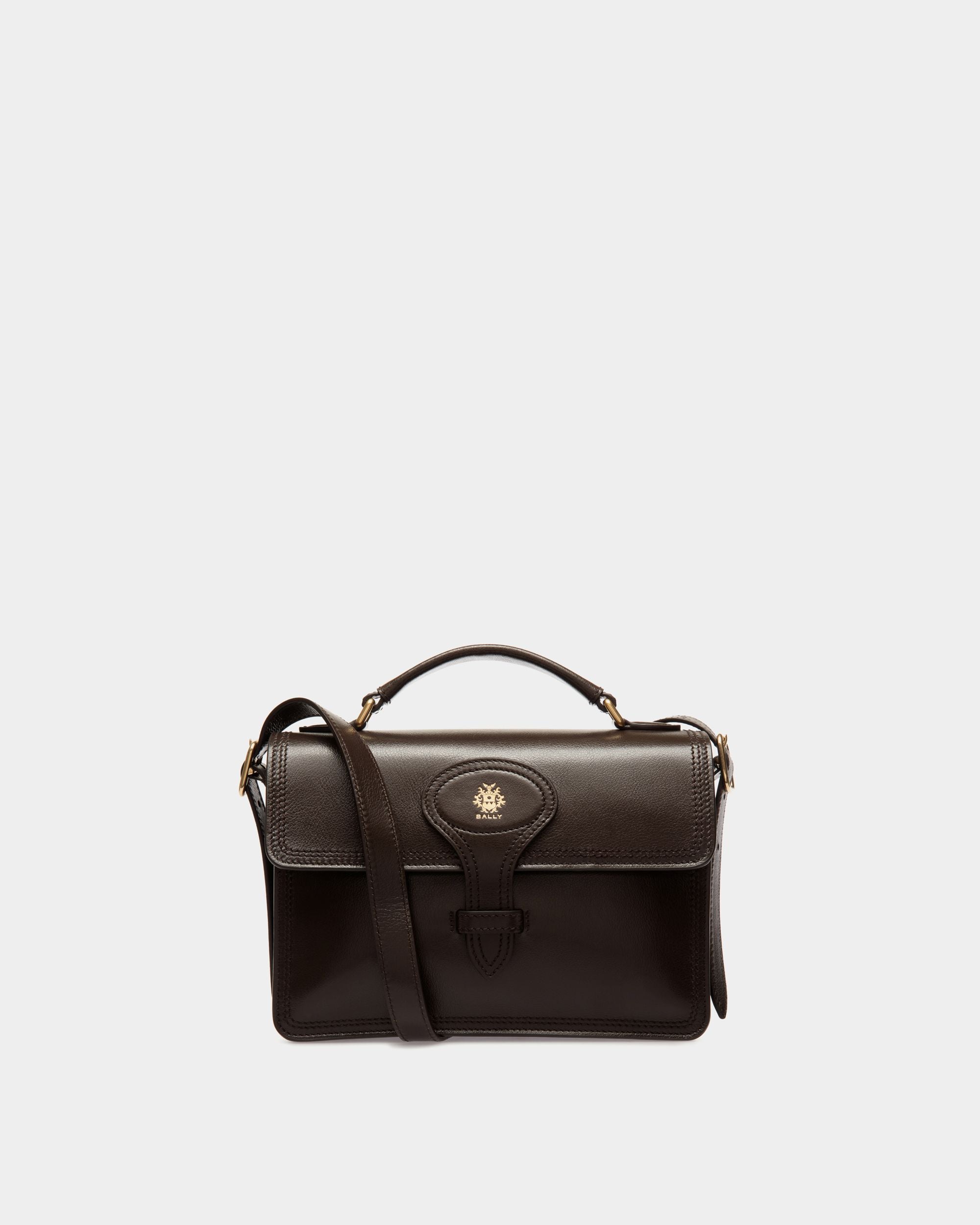 Beckett クロスボディバッグ エバノブラウン レザー - 男性 - Bally - 01