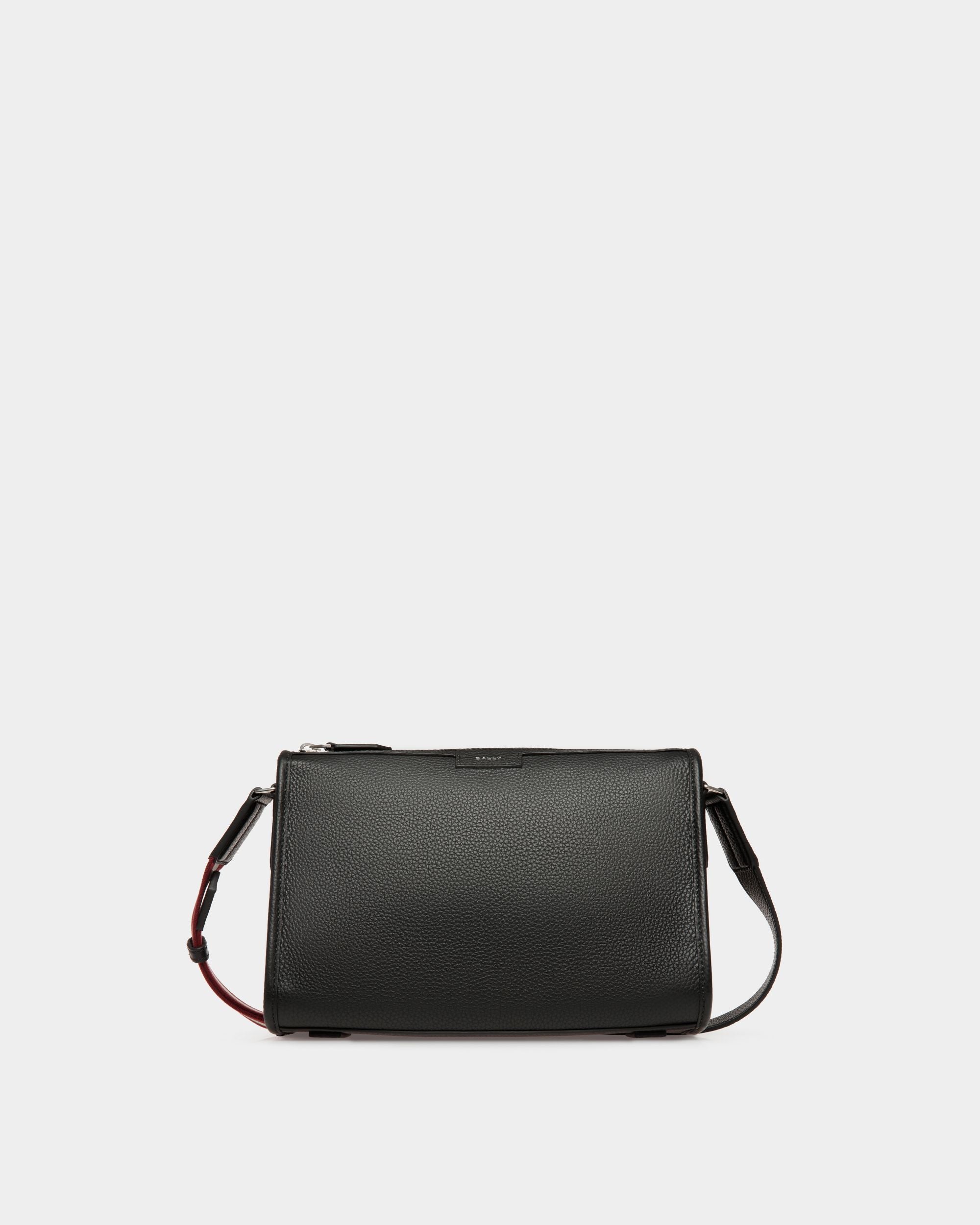 Code スモール メッセンジャーバッグ ブラック グレインレザー - 男性 - Bally - 01