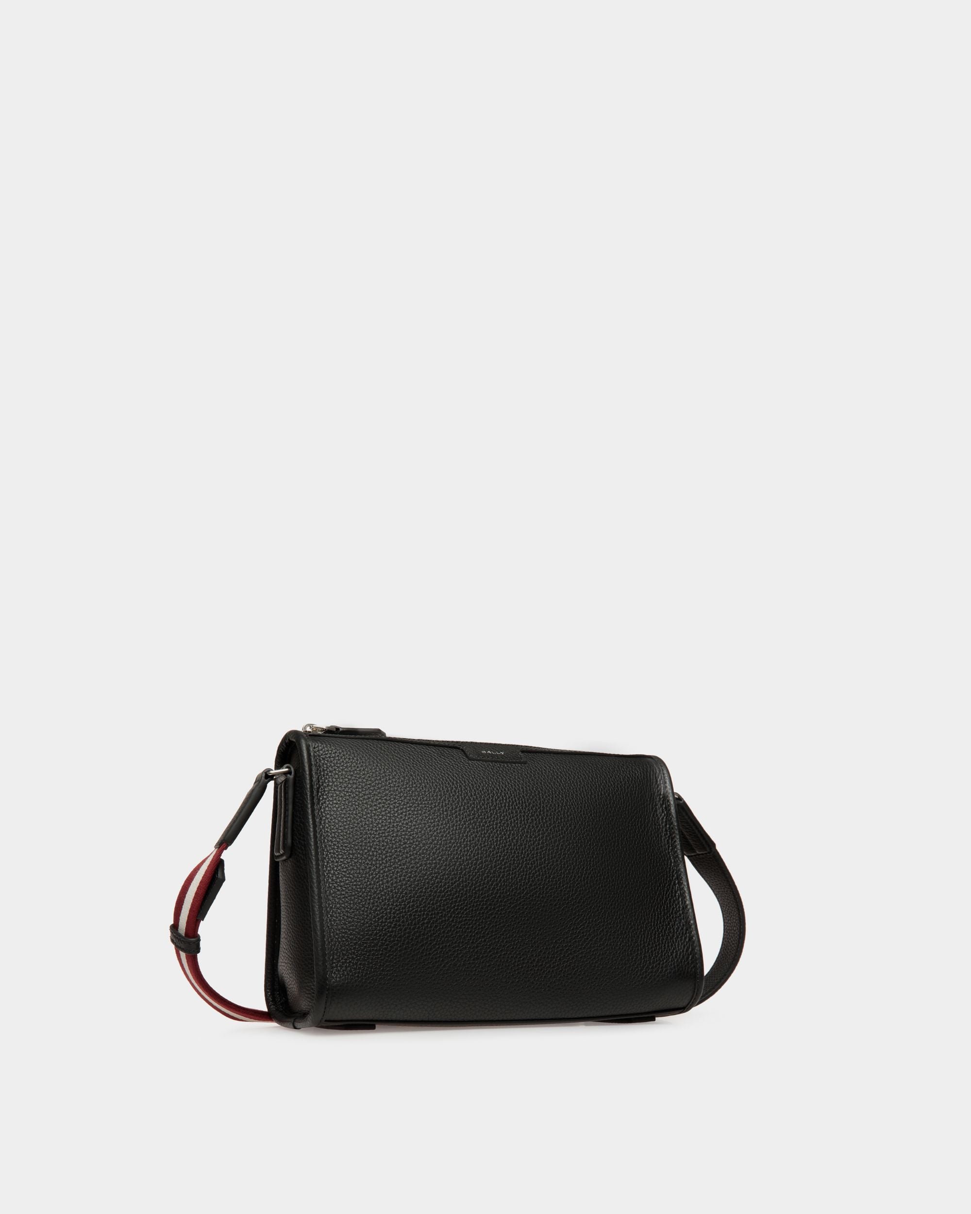 Code スモール メッセンジャーバッグ ブラック グレインレザー - 男性 - Bally - 03
