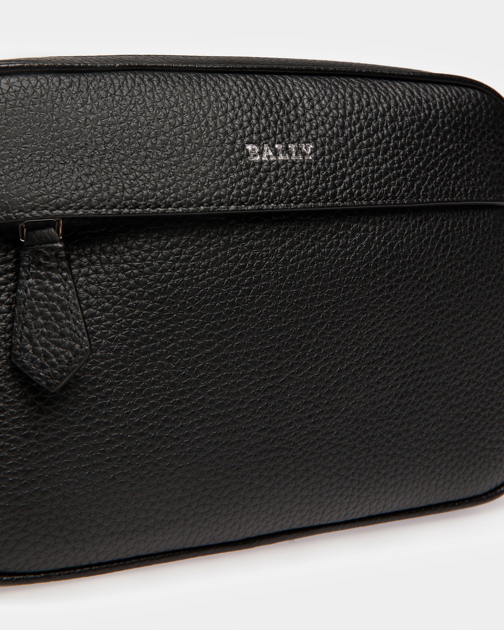 Hal ブラック＆パラジウム レザー クロスボディバッグ - 男性 - Bally - 03