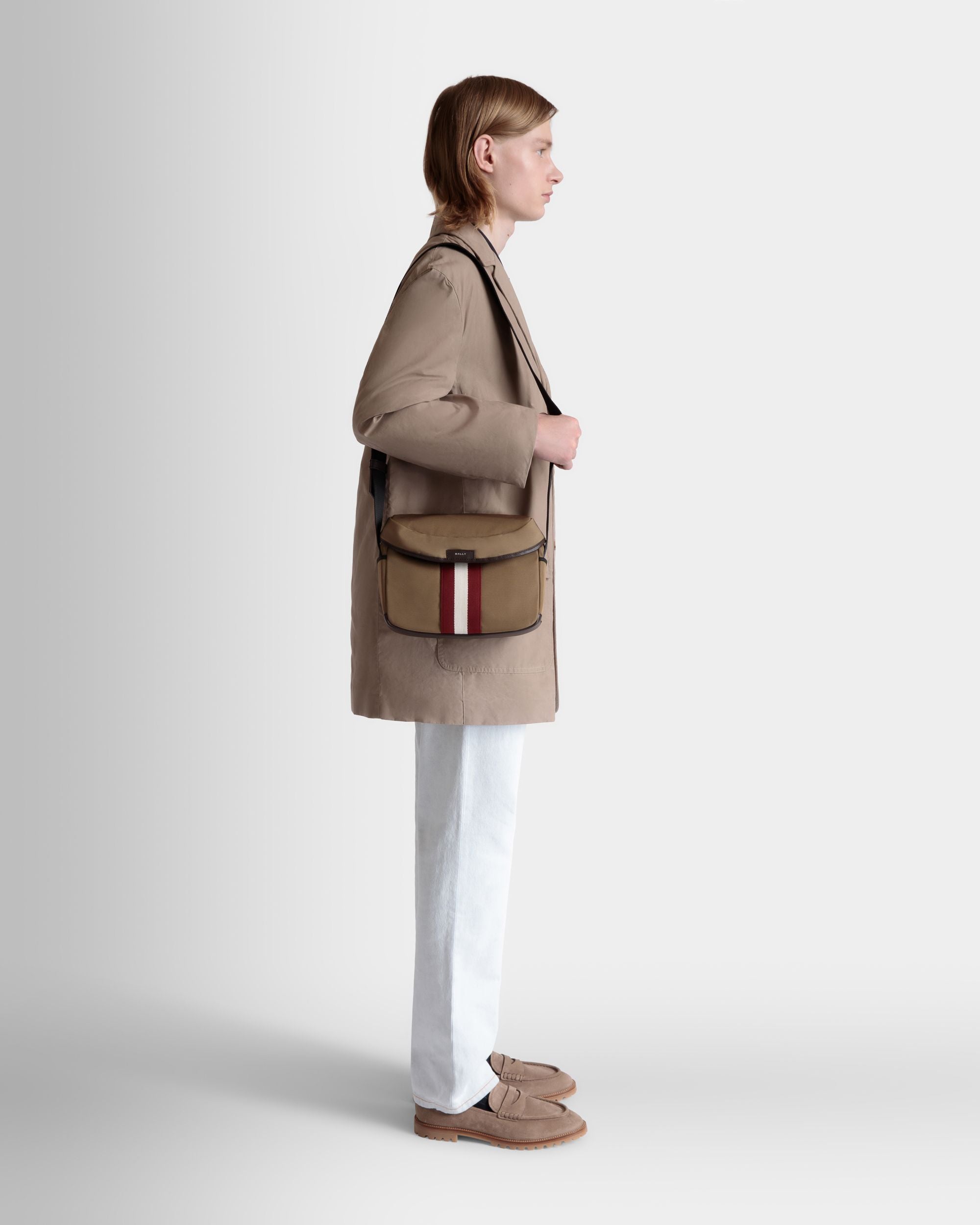 Code クロスボディバッグ キャメル ナイロン - 男性 - Bally - 02