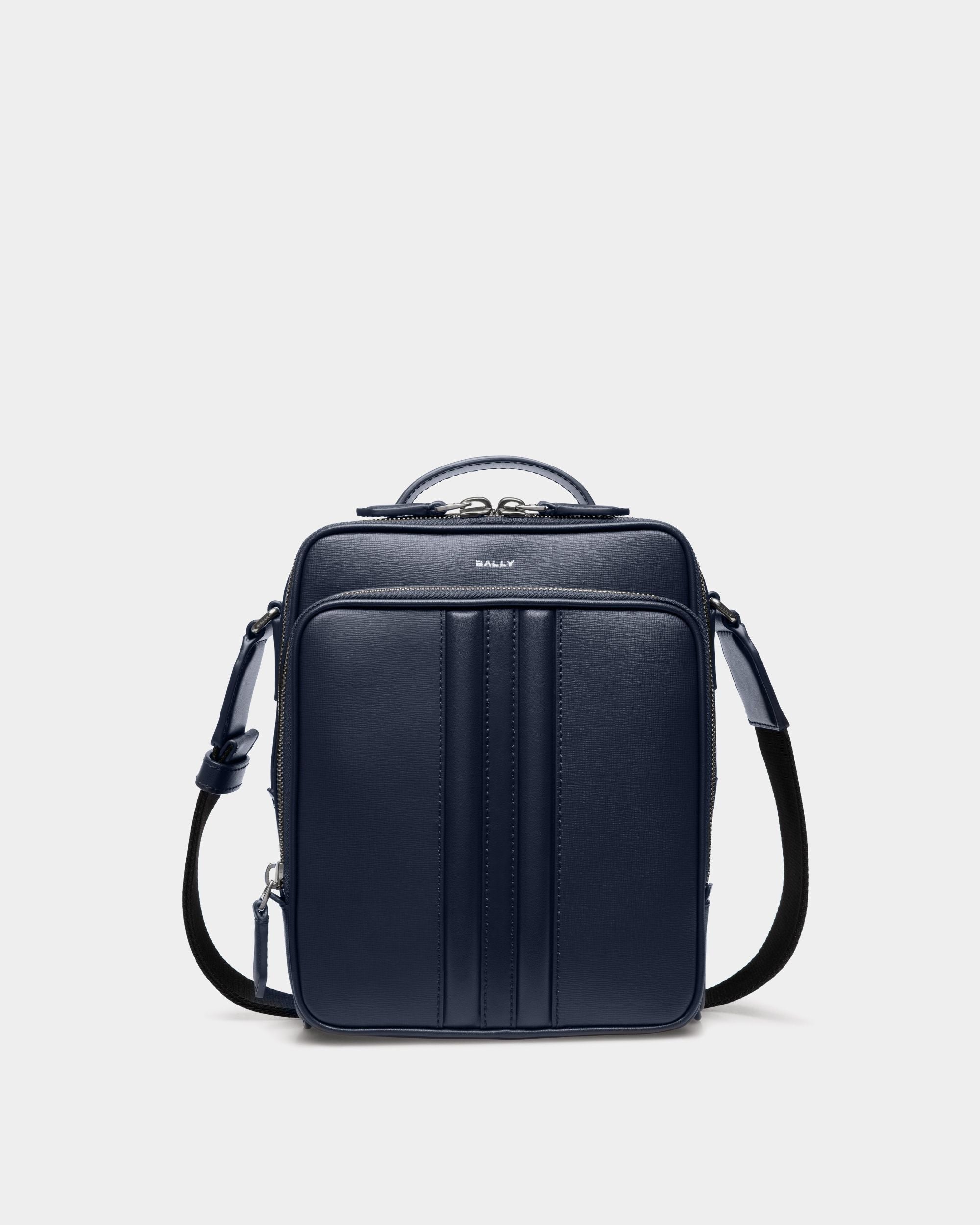 Mythos クロスボディバッグ ネイビーブルー リサイクルレザー - 男性 - Bally - 01