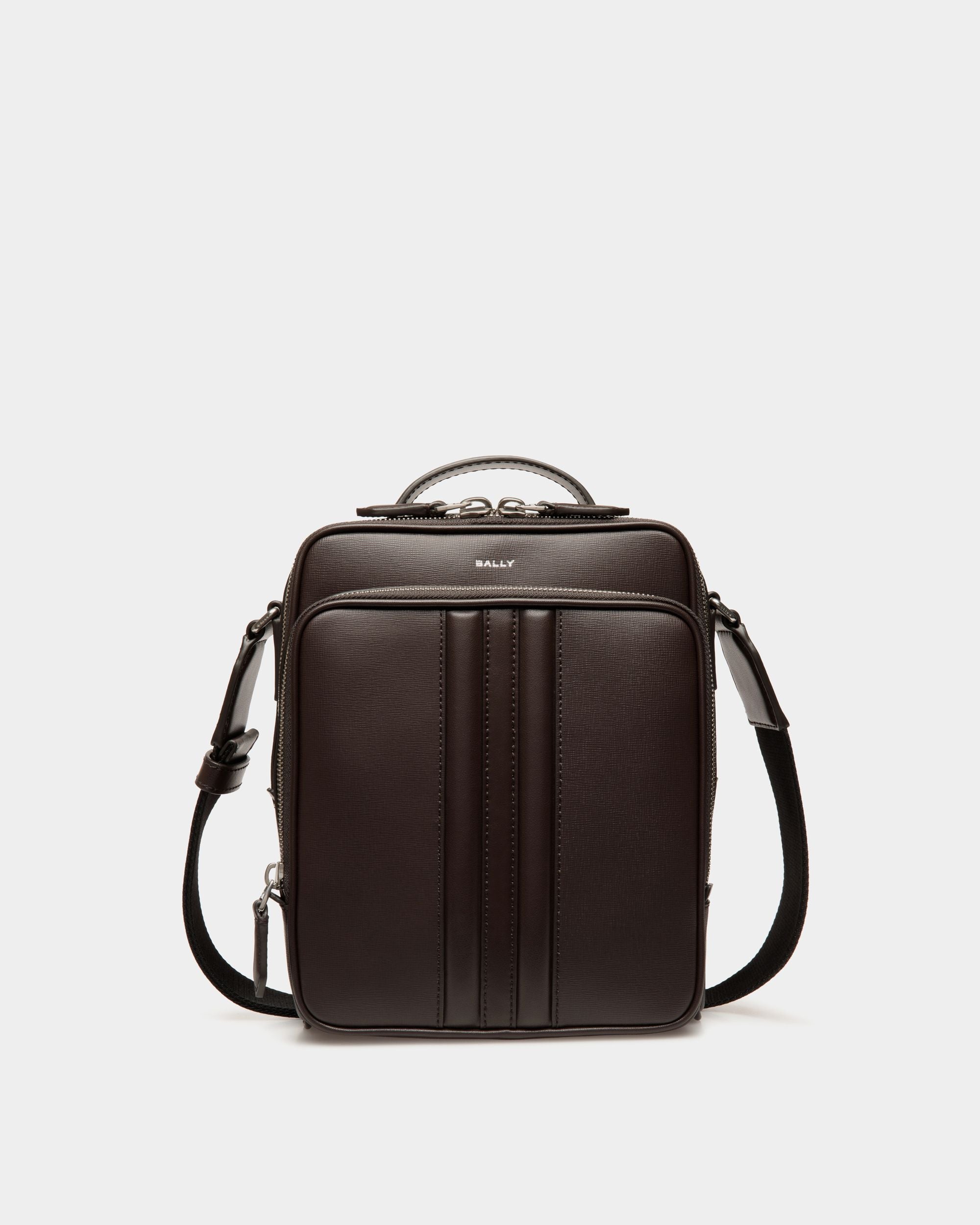 Mythos クロスボディバッグ エバノブラウン リサイクルレザー - 男性 - Bally - 01