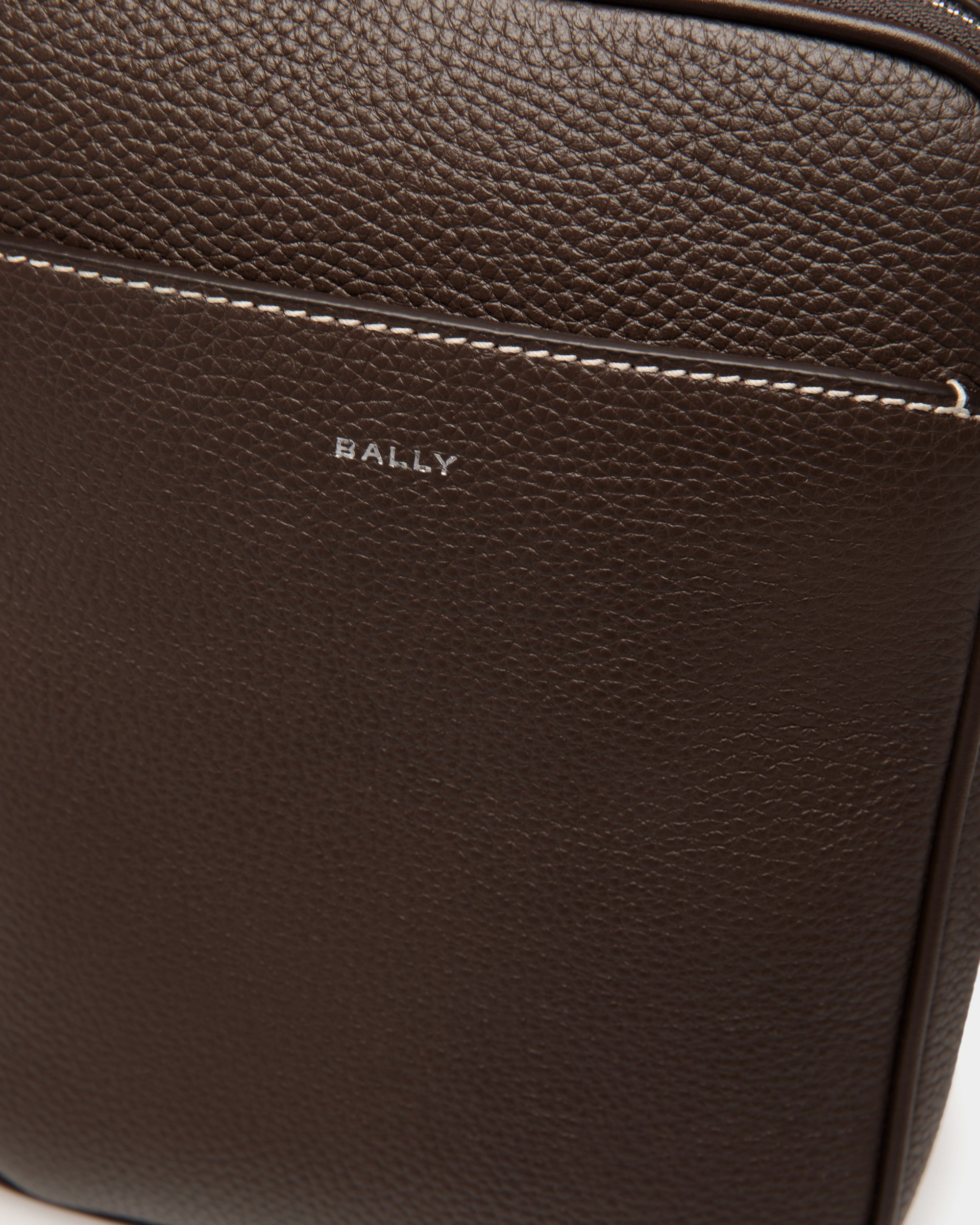 Oeden クロスボディバッグ エバノブラウン レザー - 男性 - Bally - 05