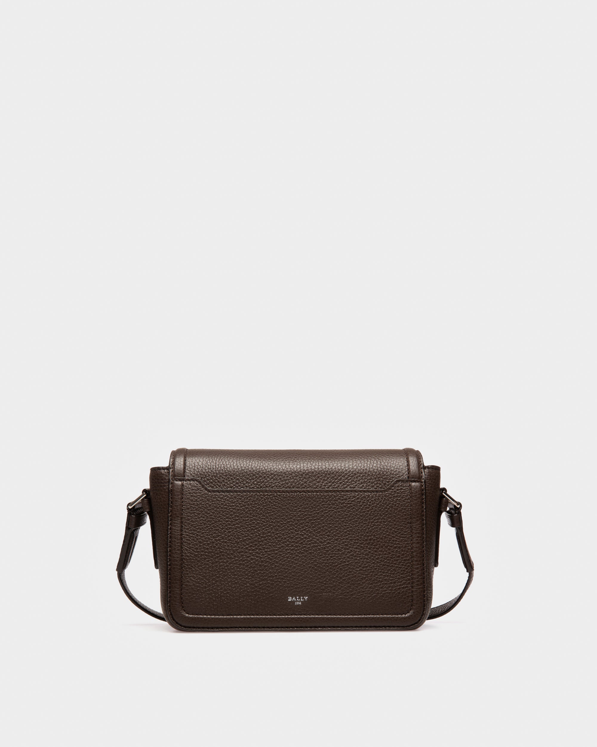 Soltedo エボニーブラウン レザー メッセンジャーバッグ - 男性 - Bally - 03