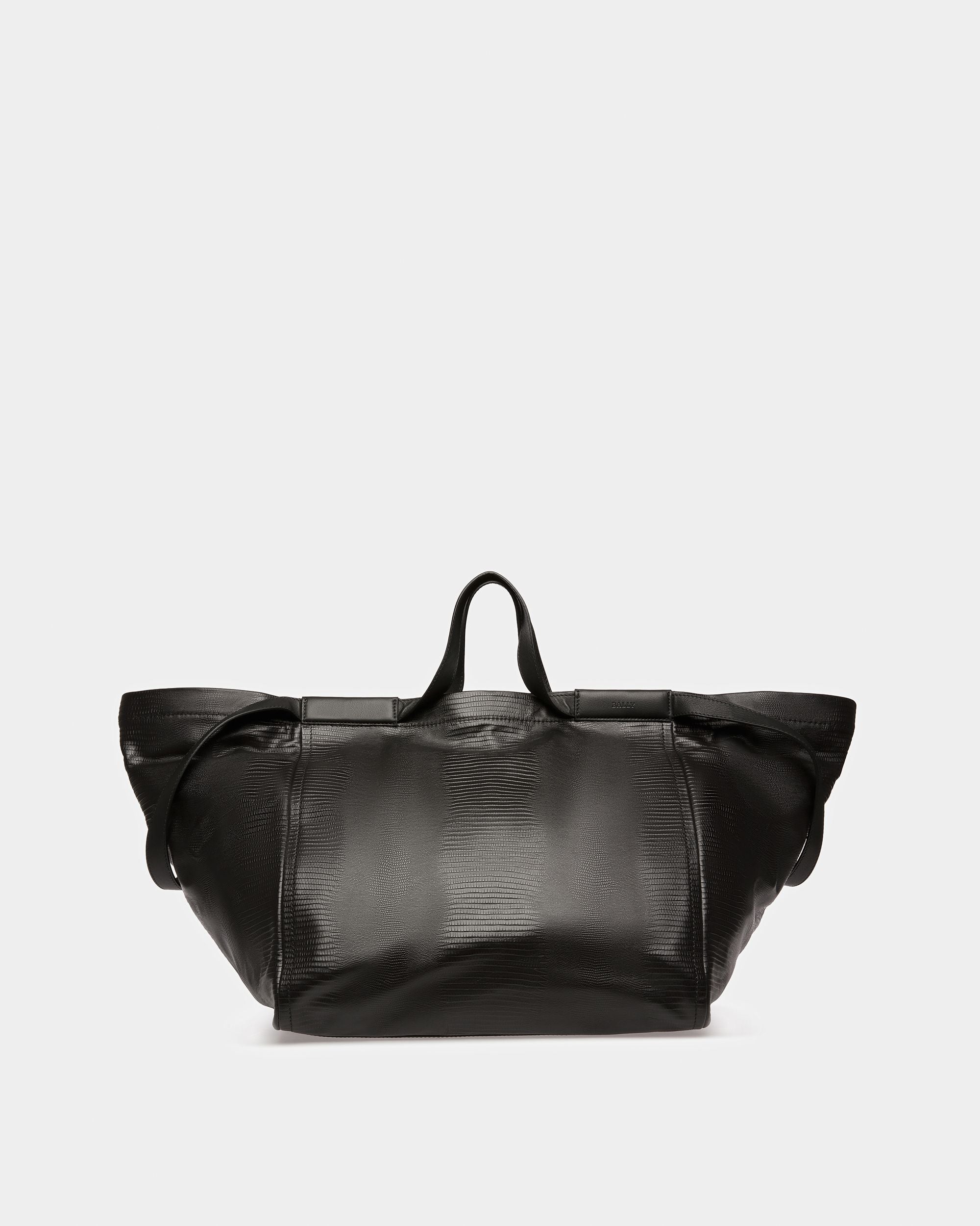 Billboard ブラック＆ルテニウム レザー トートバッグ - 男性 - Bally - 01
