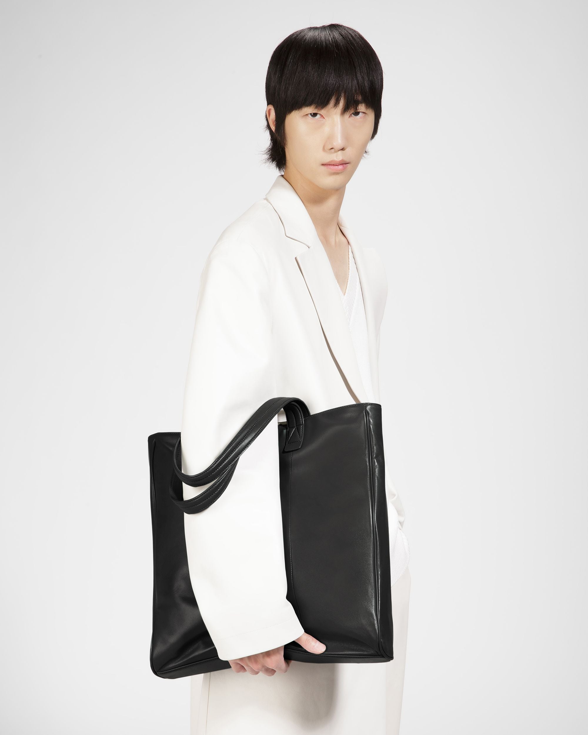 Arienn ブラック レザー トートバッグ - 男性 - Bally - 02
