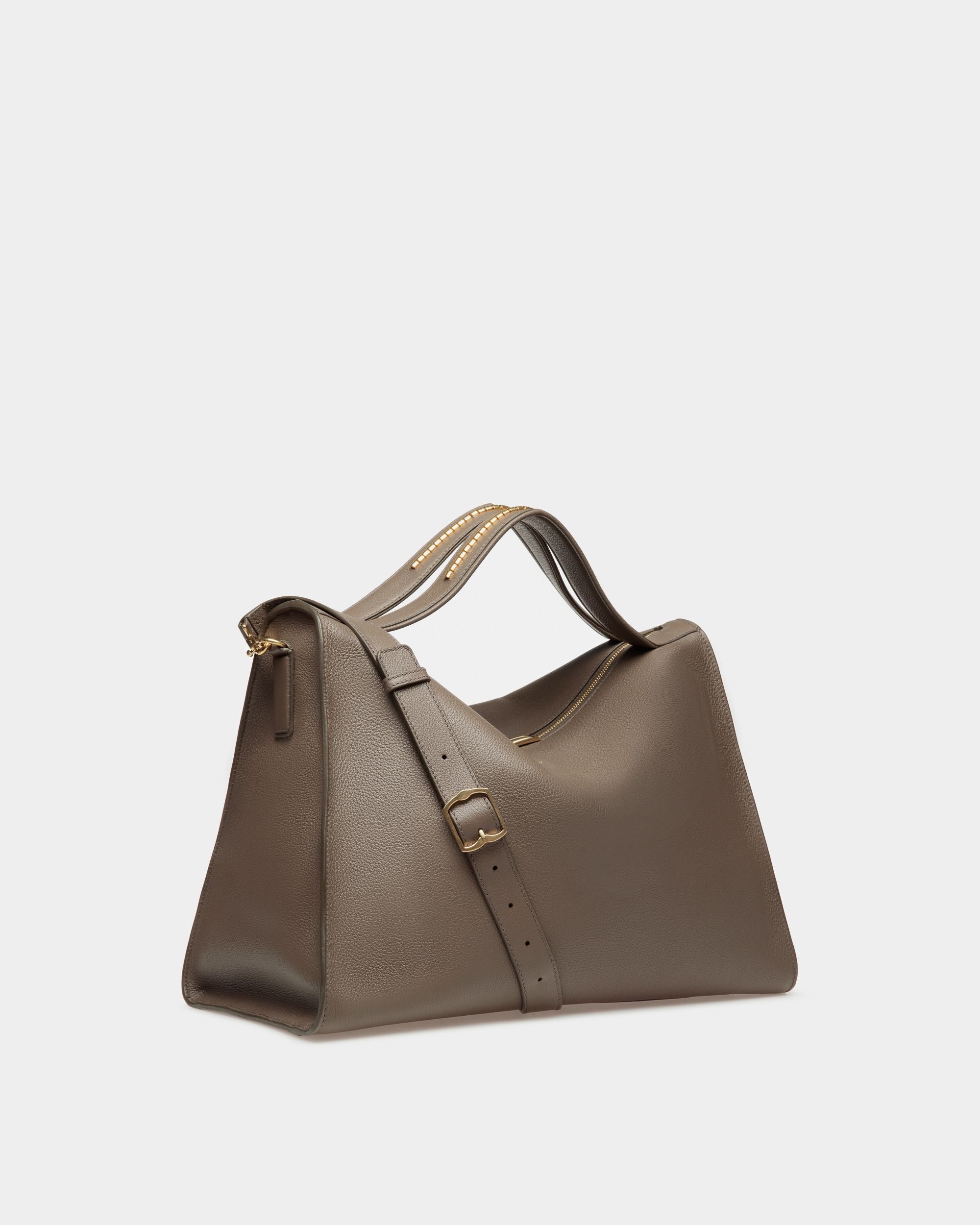 Arkle ソフト トートバッグ グレー レザー - 男性 - Bally - 04