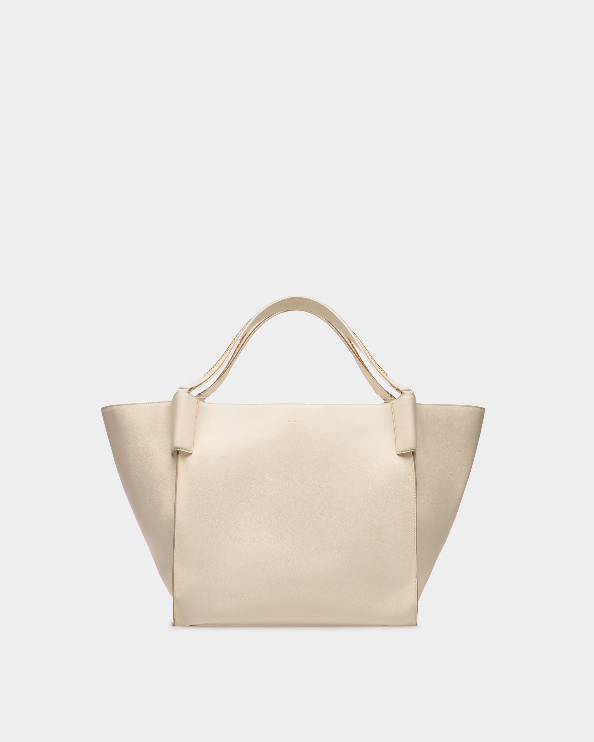Arkle Extra Large ショッパーバッグ ボーンホワイト レザー - 男性 - Bally - 01