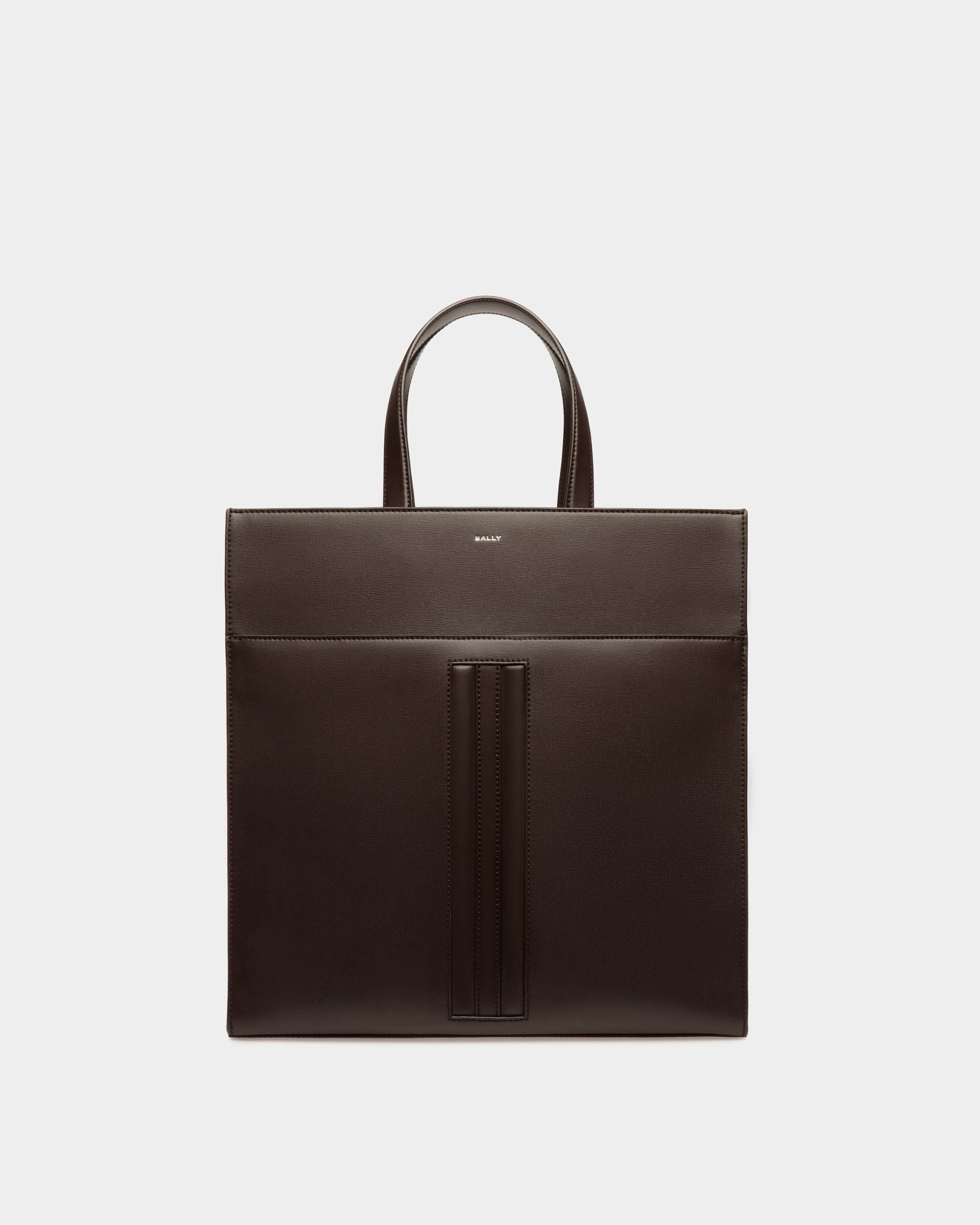 Mythos トートバッグ エバノブラウン リサイクルレザー - 男性 - Bally - 01