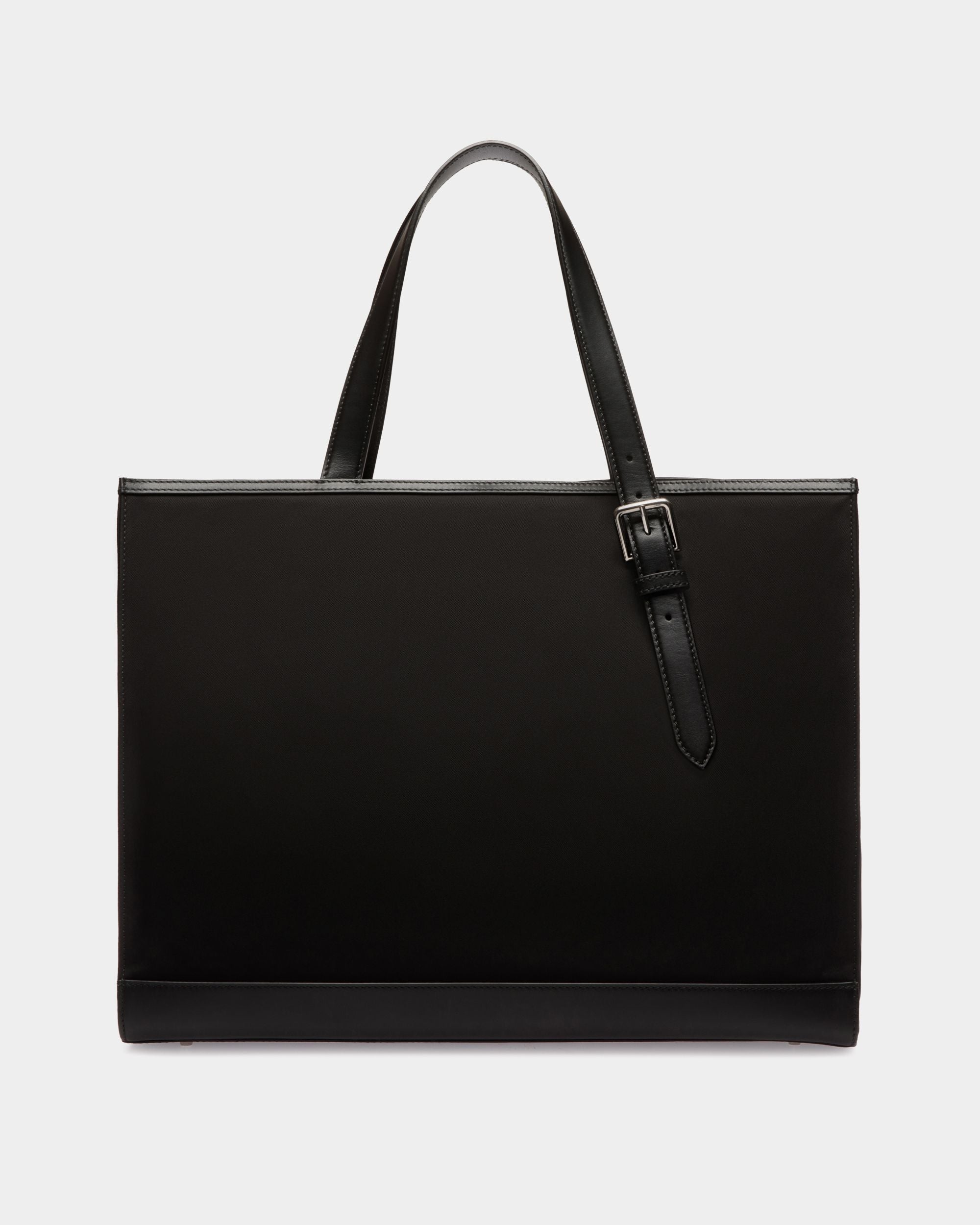 Bar トートバッグ ブラック ナイロン＆レザー - 男性 - Bally - 02