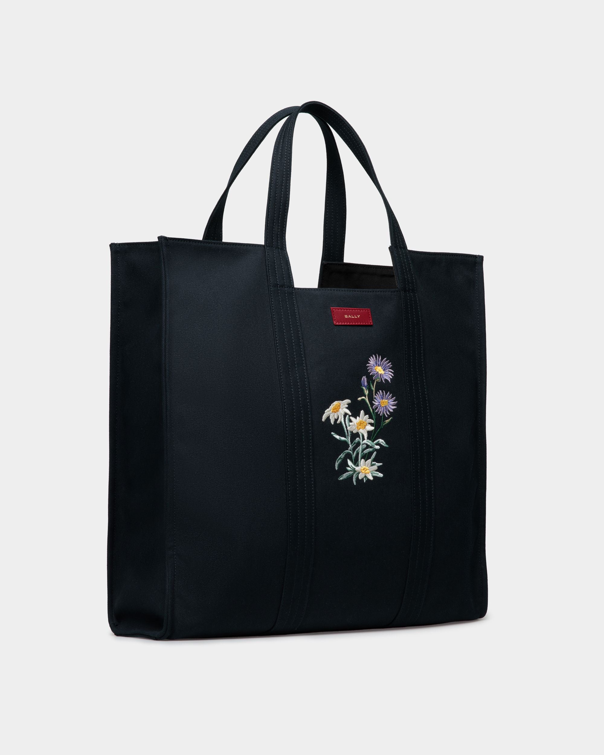 Easy Bally トートバッグ Navy Blue コットンキャンバス - 男性 - Bally - 03
