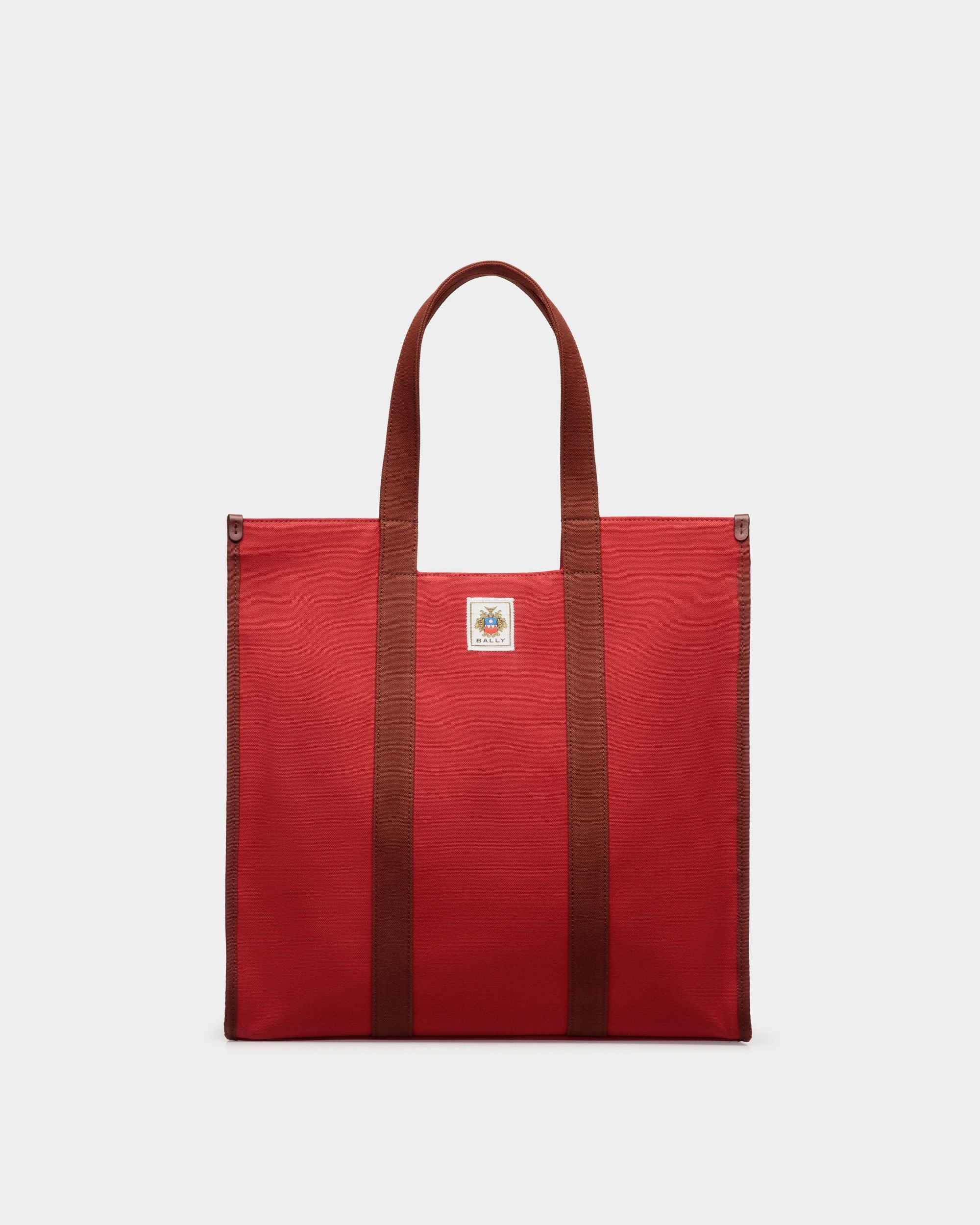 Easy Bally トートバッグ Candy Red コットンキャンバス - 男性 - Bally - 01