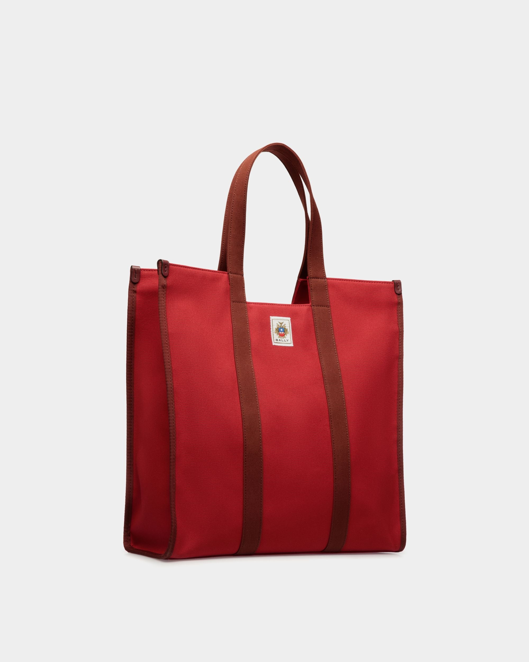 Easy Bally トートバッグ Candy Red コットンキャンバス - 男性 - Bally - 03