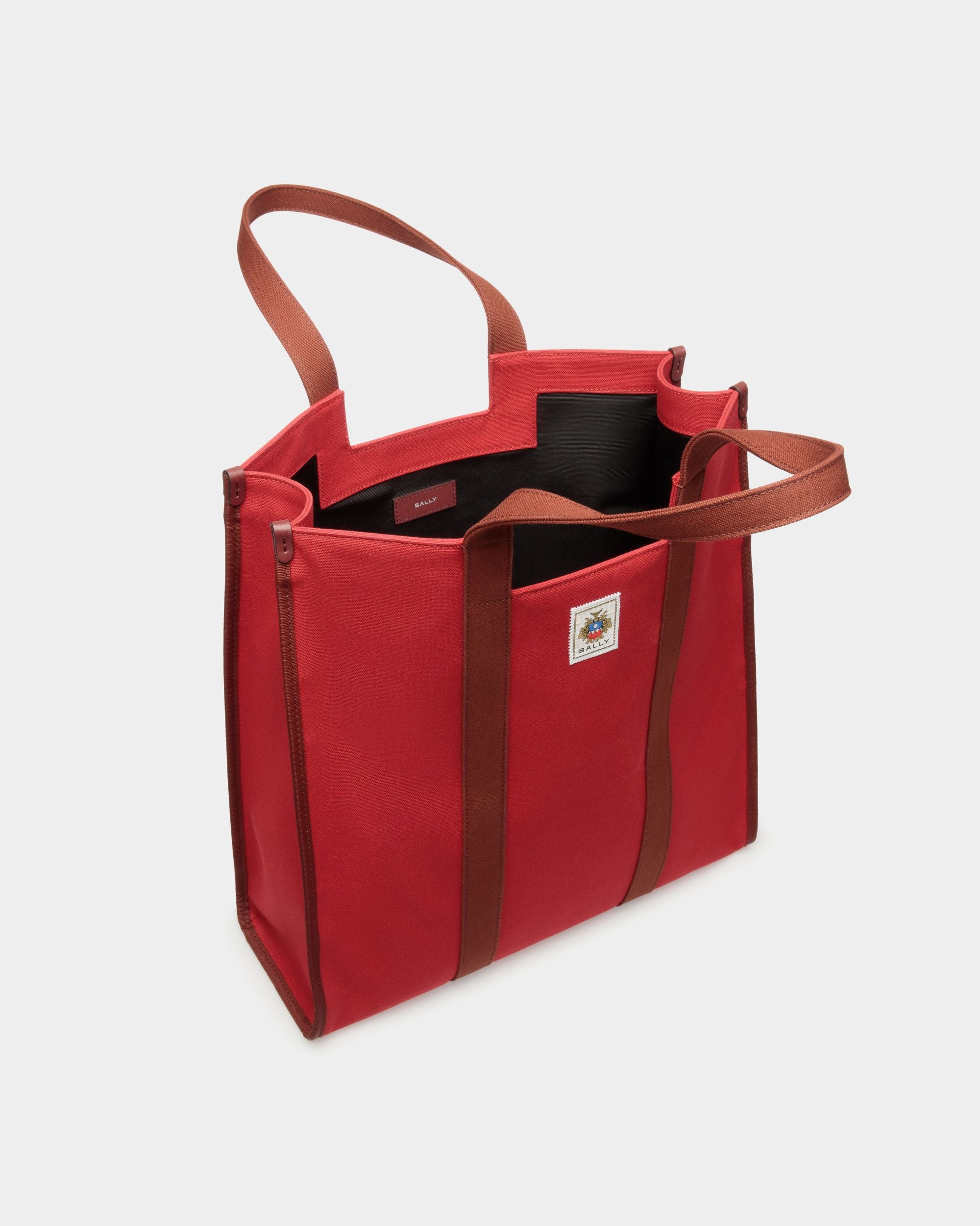 Easy Bally トートバッグ Candy Red コットンキャンバス - 男性 - Bally - 04