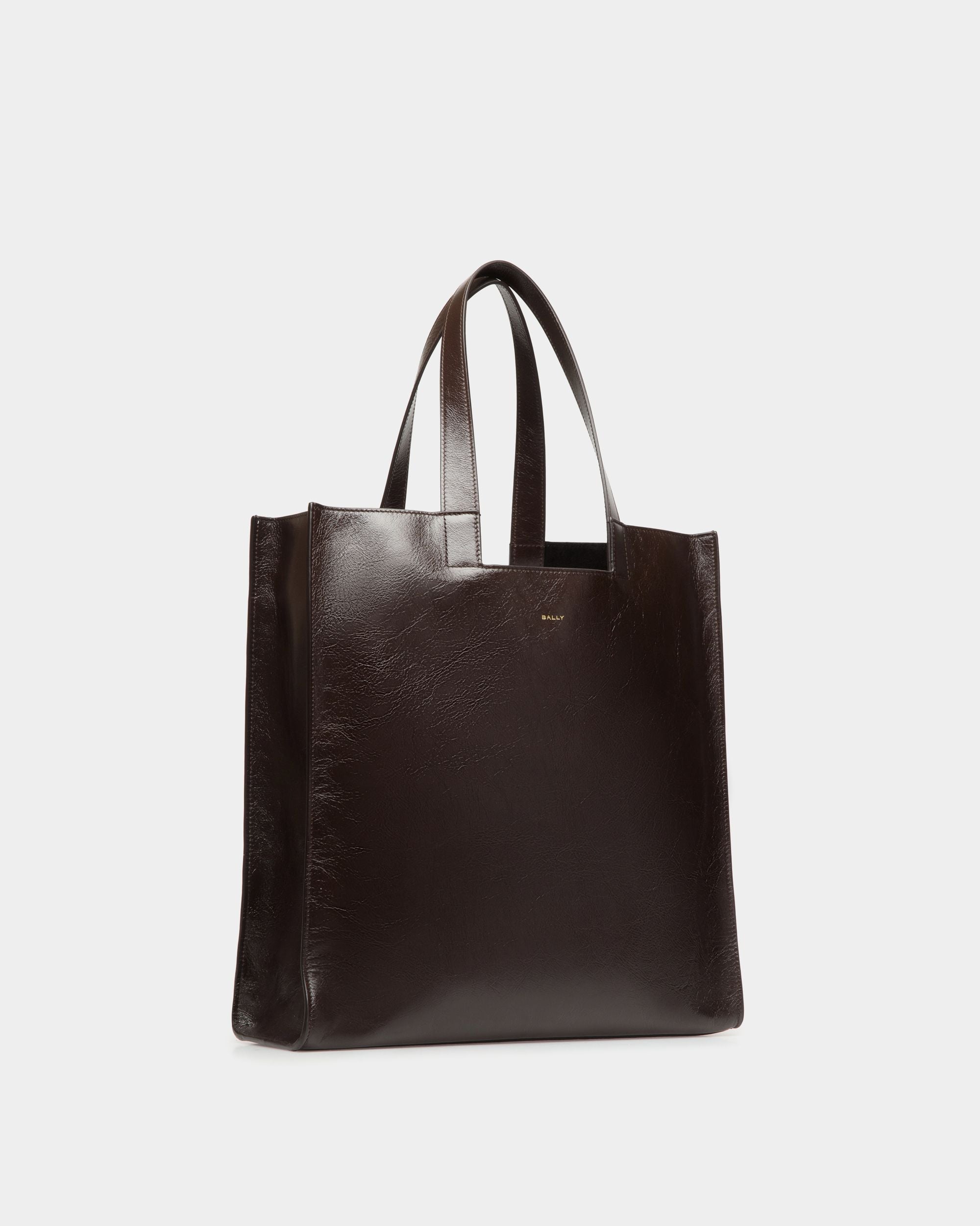 Easy Bally トートバッグ エバノブラウン レザー - 男性 - Bally - 03