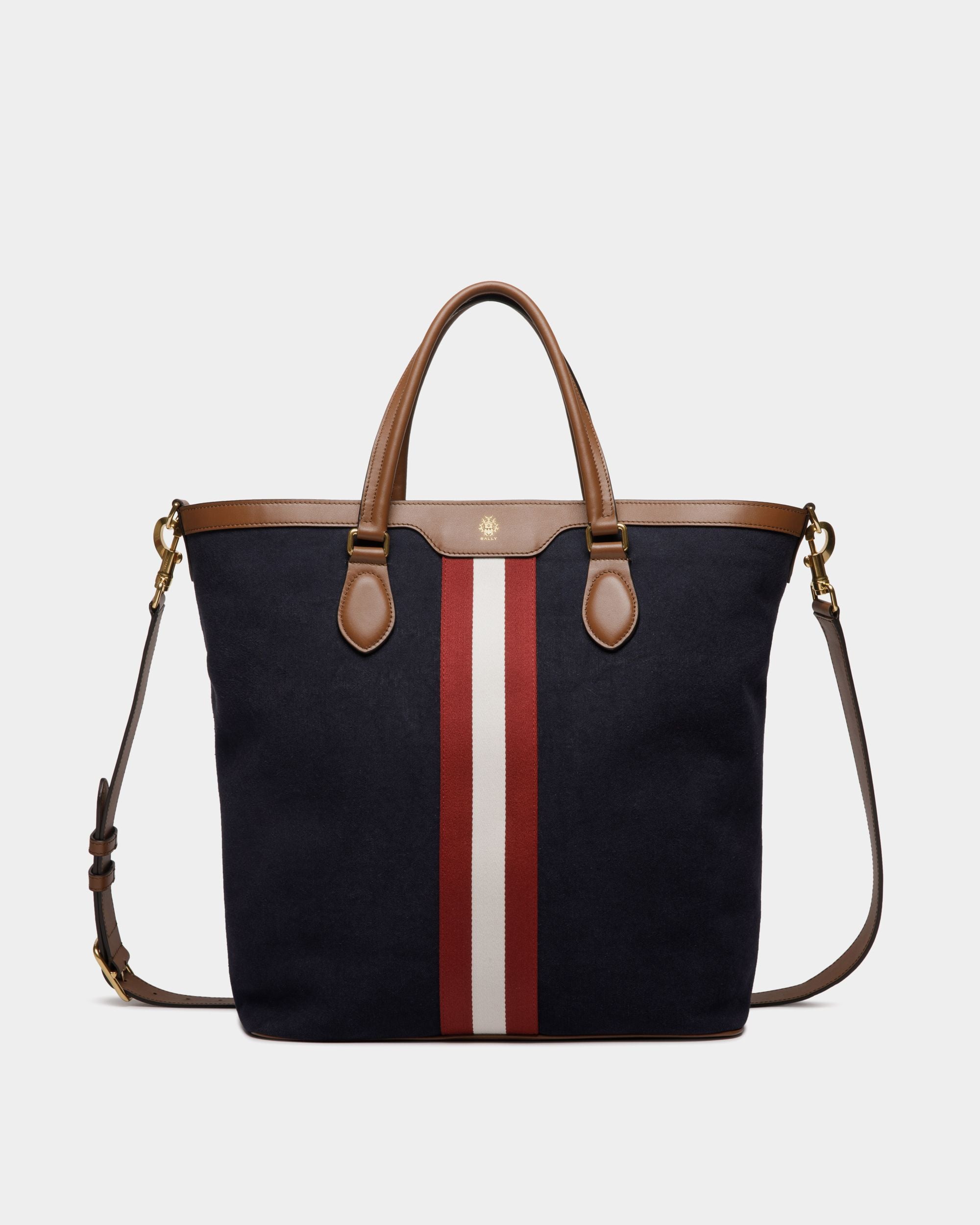 Beckett トートバッグ ネイビーブルー コットンキャンバス - 男性 - Bally - 01