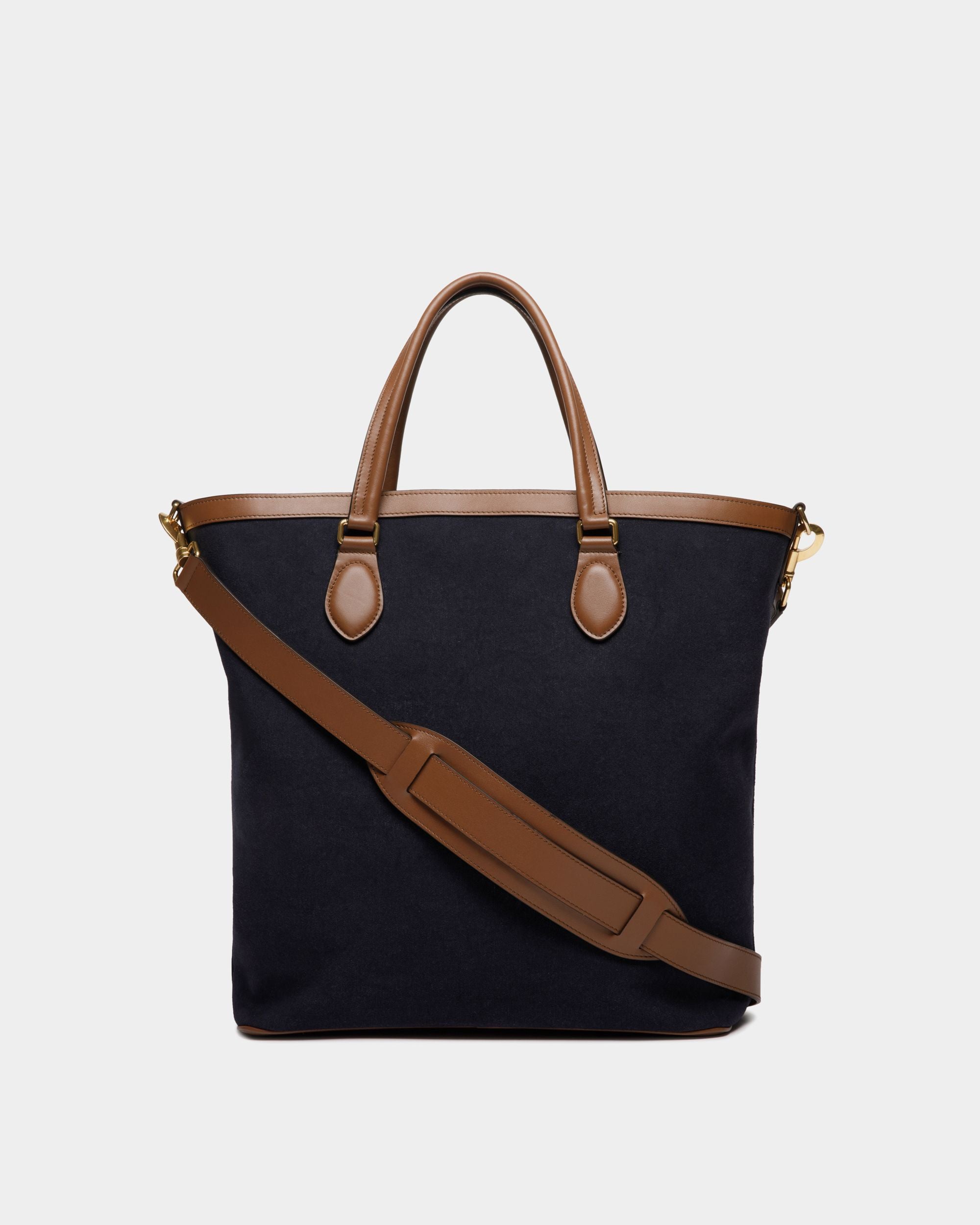 Beckett トートバッグ ネイビーブルー コットンキャンバス - 男性 - Bally - 03