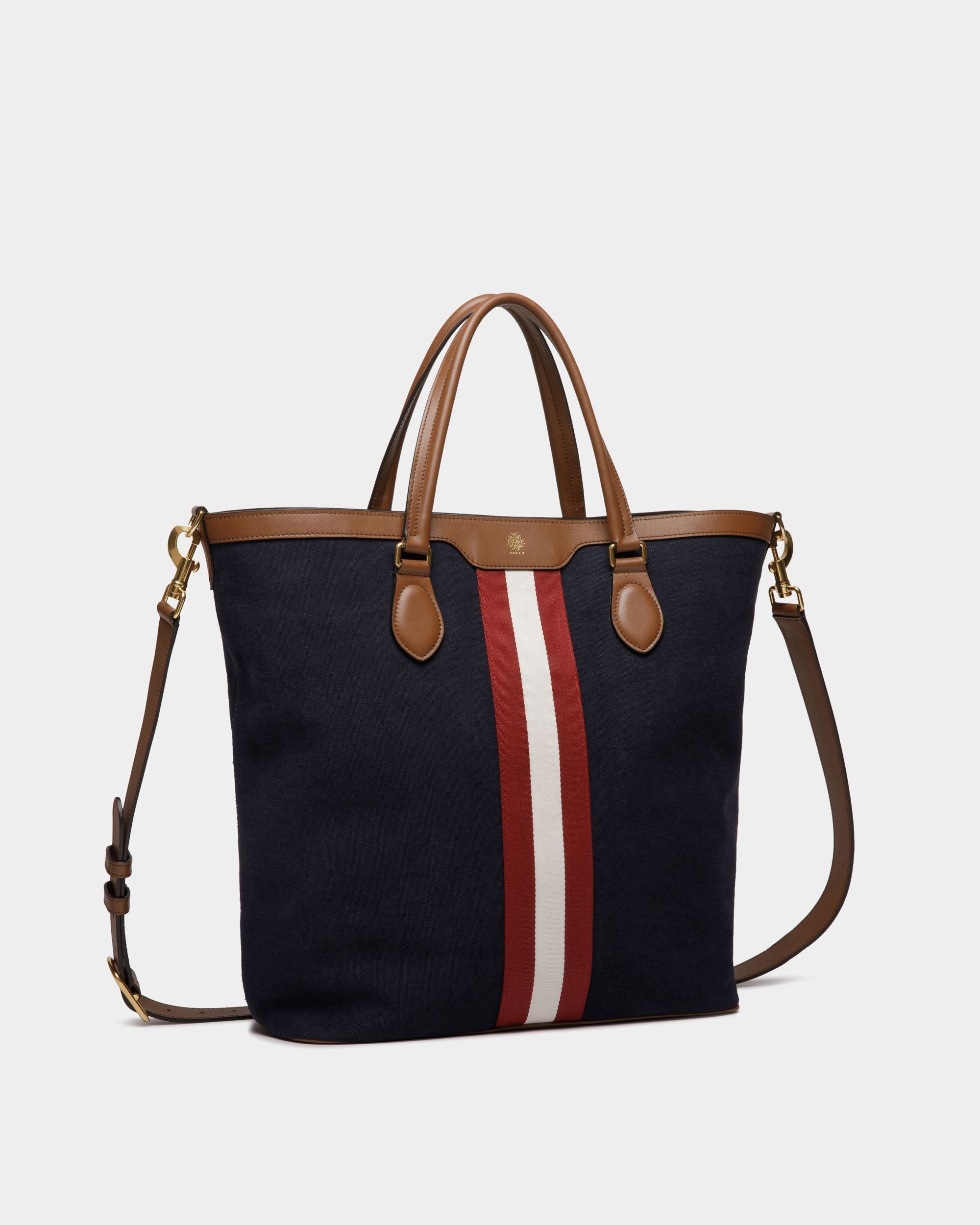 Beckett トートバッグ ネイビーブルー コットンキャンバス - 男性 - Bally - 04