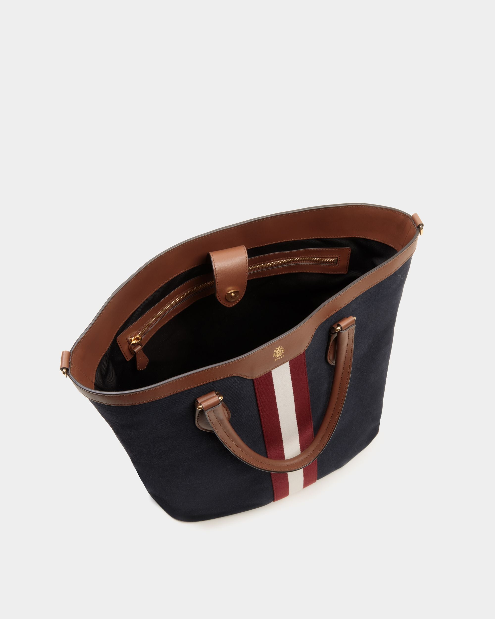 Beckett トートバッグ ネイビーブルー コットンキャンバス - 男性 - Bally - 05
