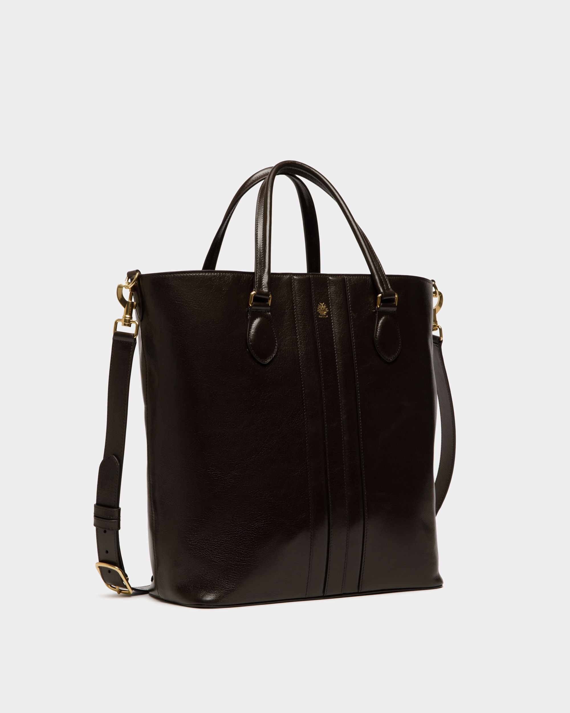 Beckett トートバッグ エバノブラウン レザー - 男性 - Bally - 04