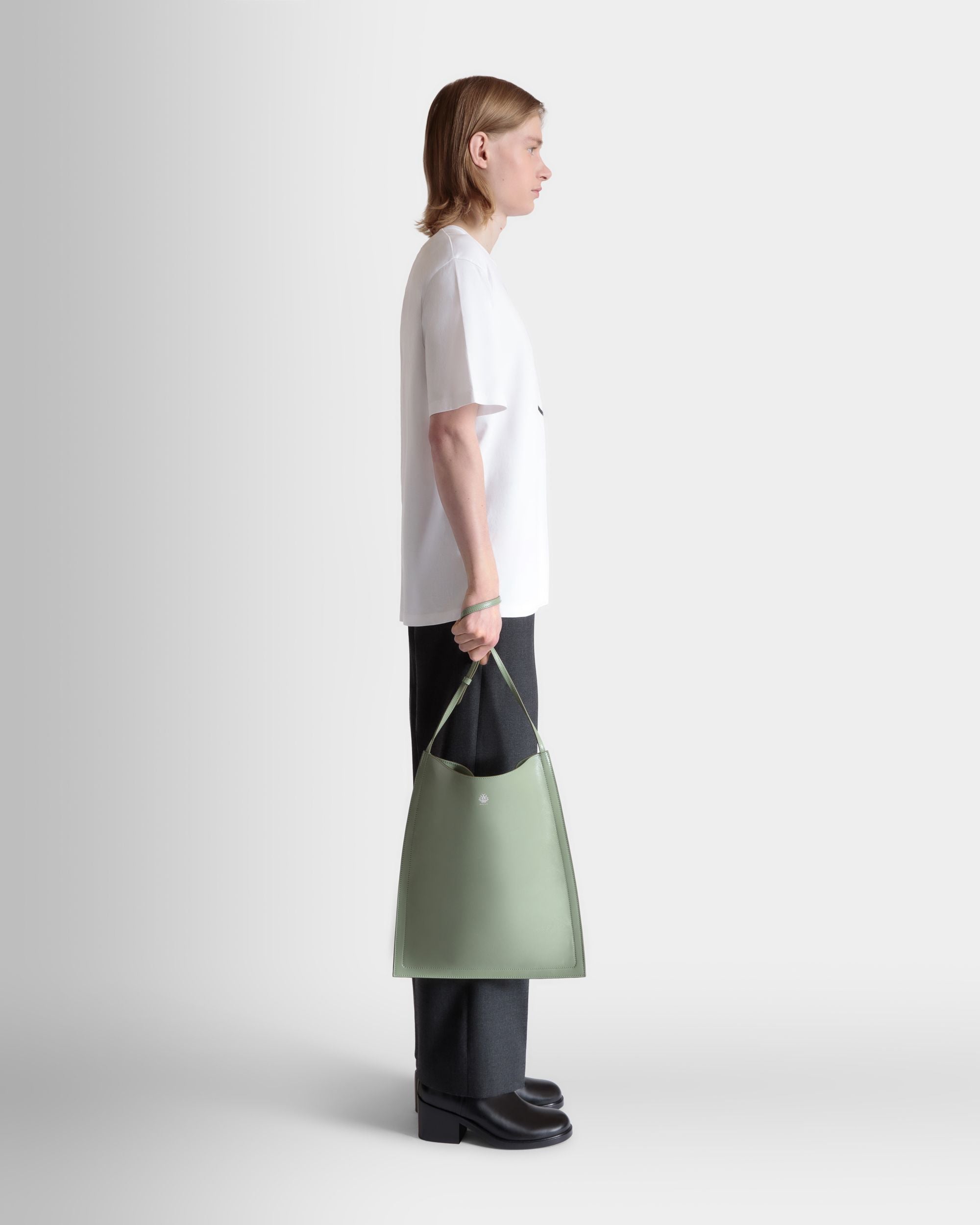 Beckett トートバッグ オリーブグリーン レザー - 男性 - Bally - 02