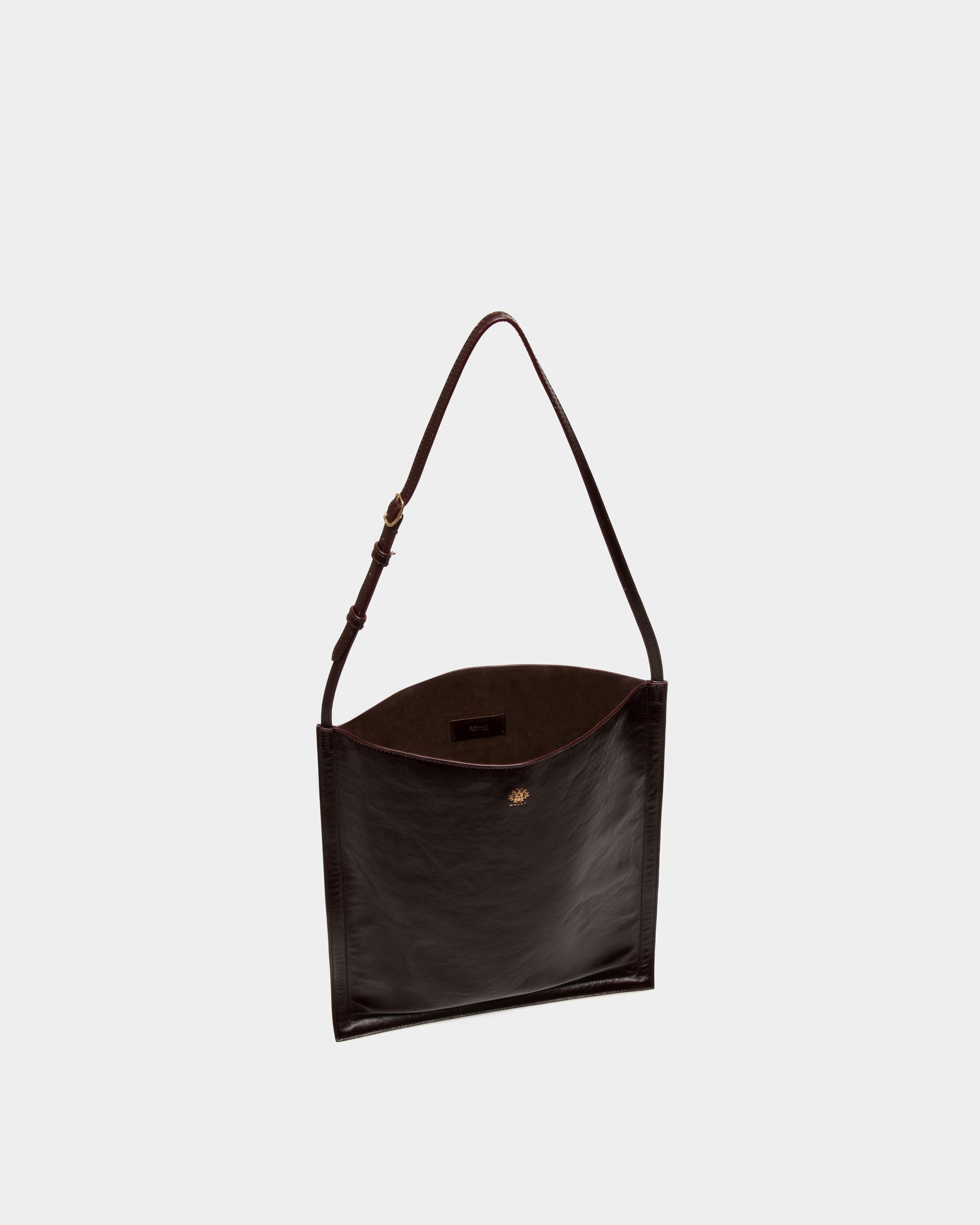 Beckett トートバッグ ディープバーガンディ レザー - 男性 - Bally - 05