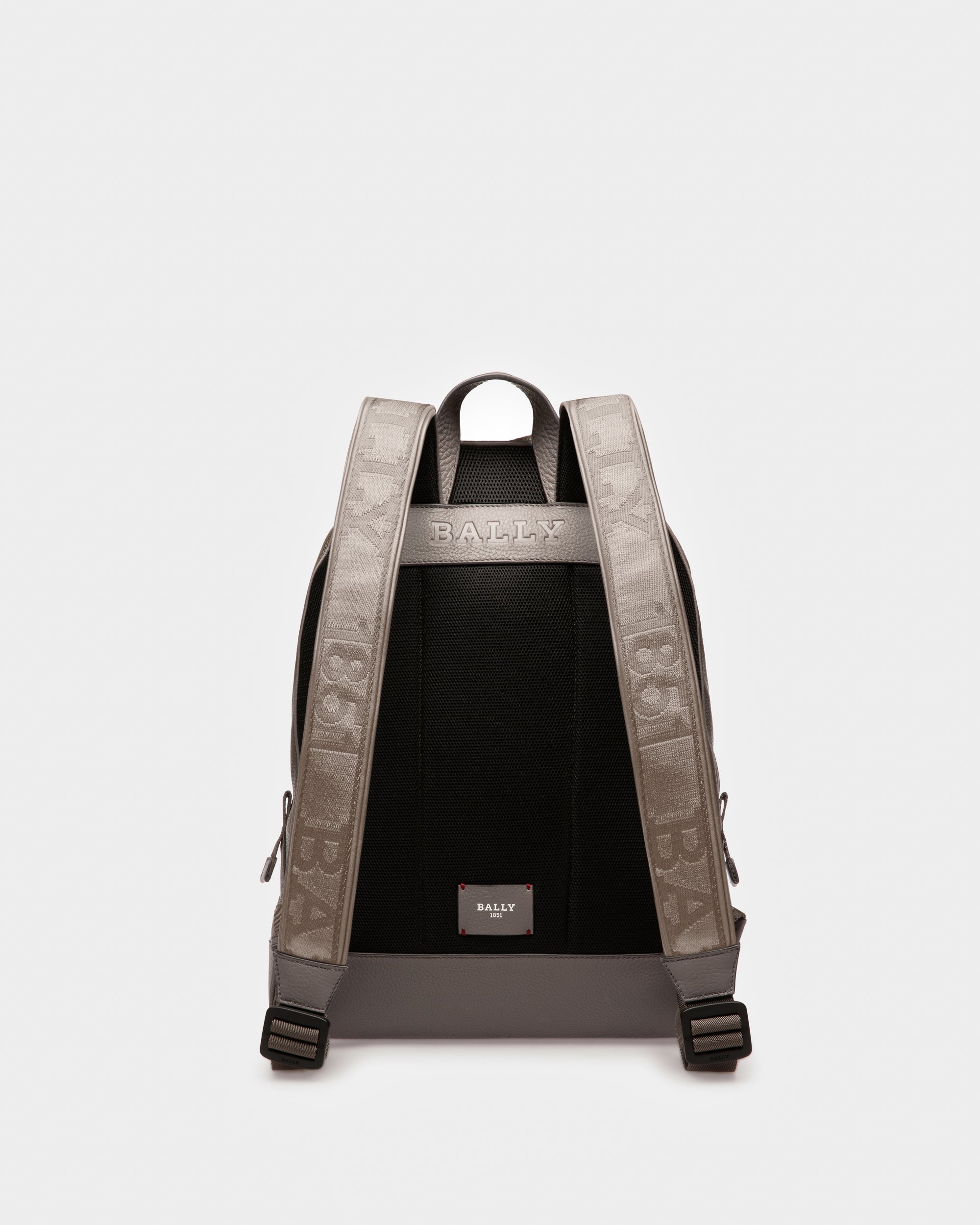 Harper アーミーグリーン レザー バックパック - 男性 - Bally - 03