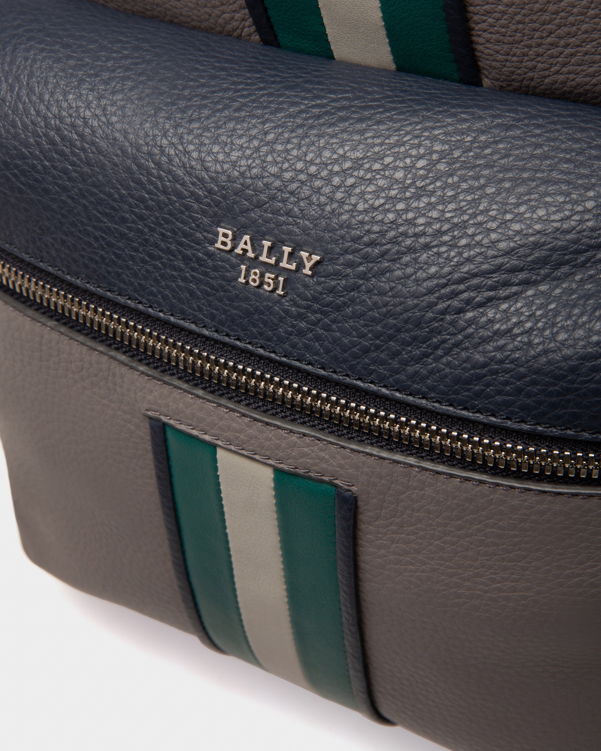 Harper グレー レザー バックパック - 男性 - Bally - 05