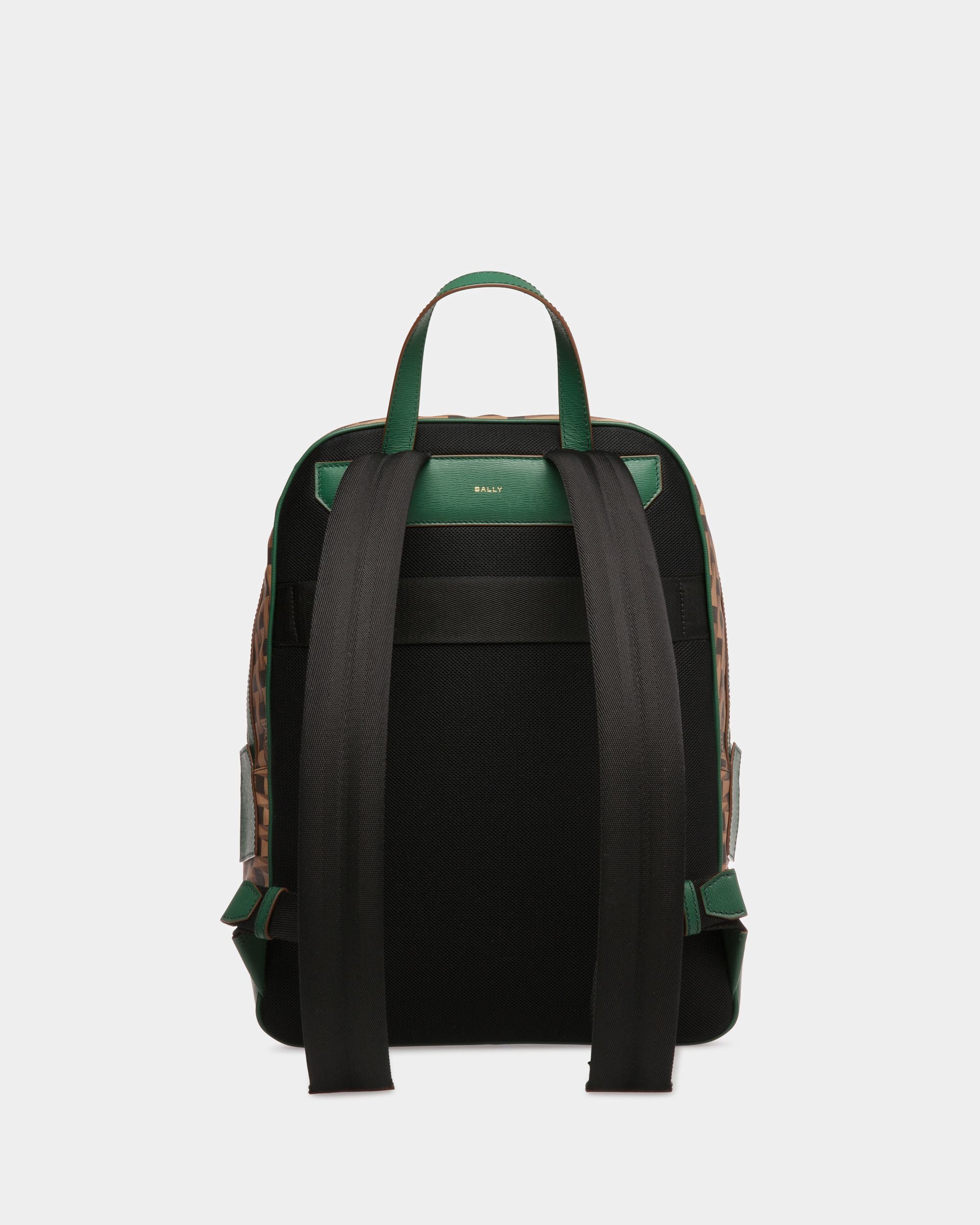 Pennant バックパック デザートブラウン＆カーキ レザー＆TPU - 男性 - Bally - 02