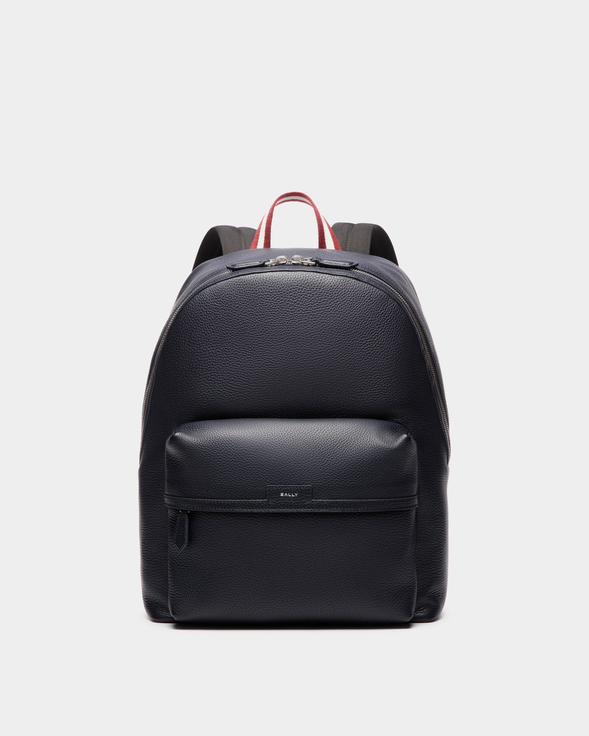 Code バックパック ネイビーブルー グレインレザー - 男性 - Bally - 01