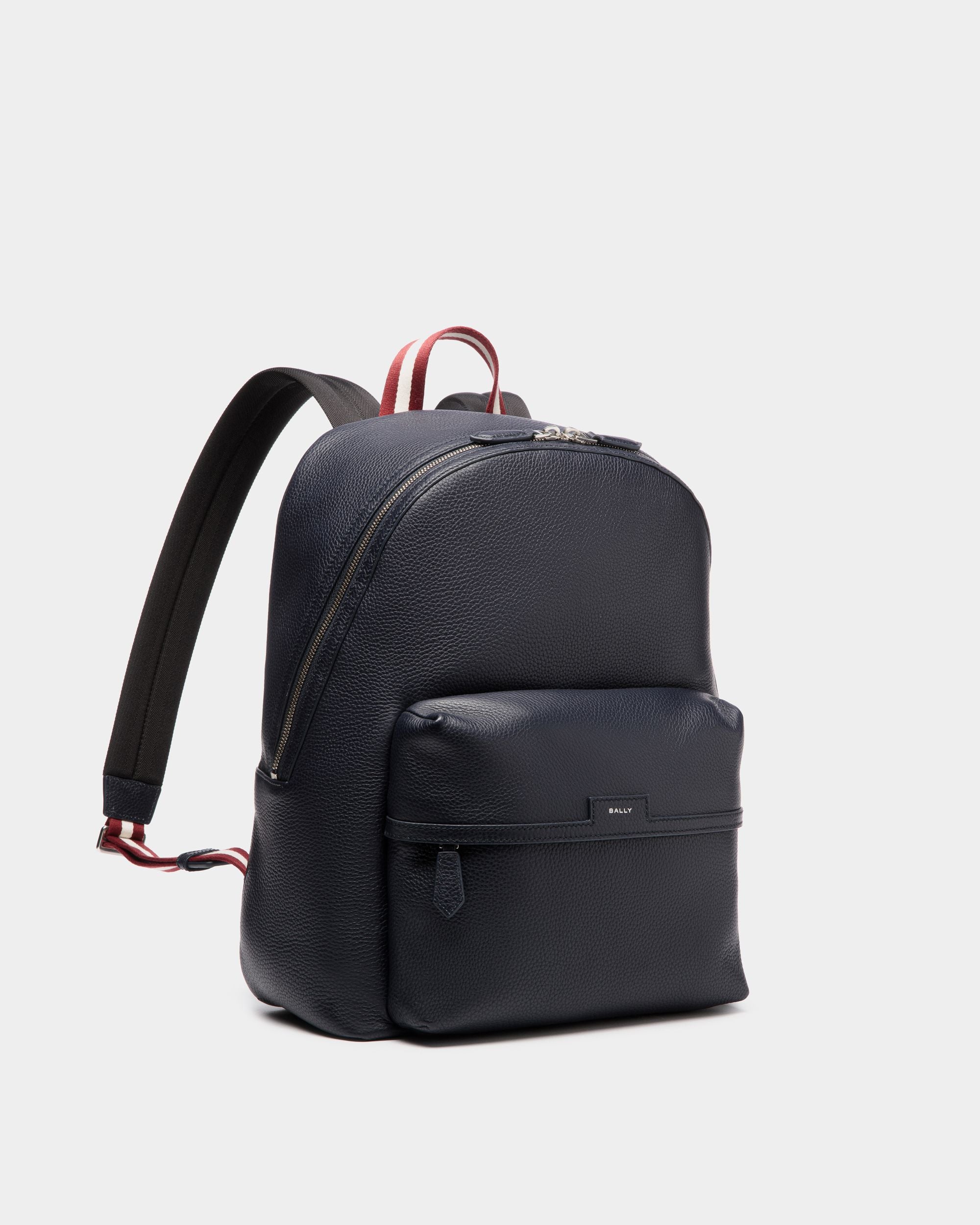 Code バックパック ネイビーブルー グレインレザー - 男性 - Bally - 03