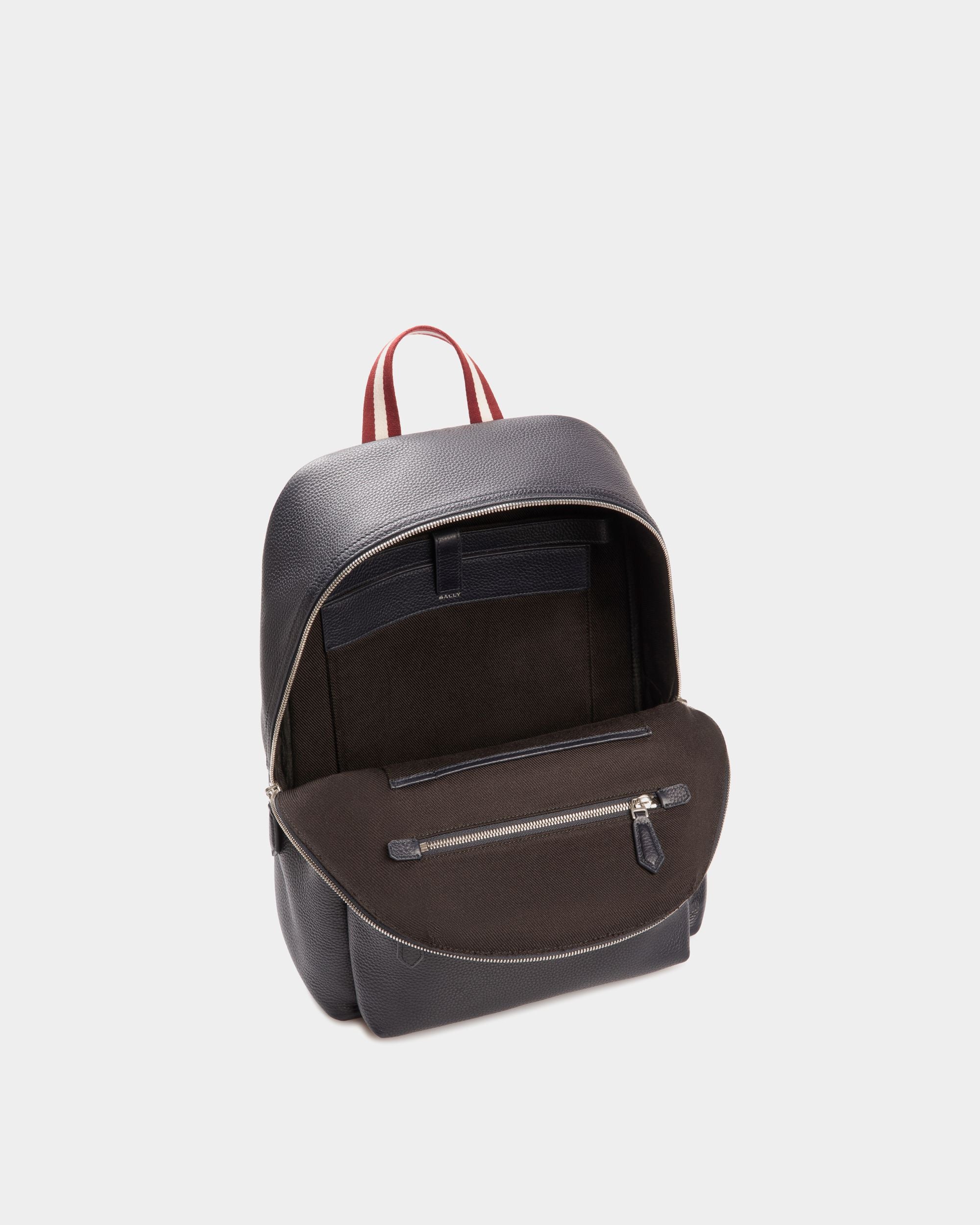 Code バックパック ネイビーブルー グレインレザー - 男性 - Bally - 04