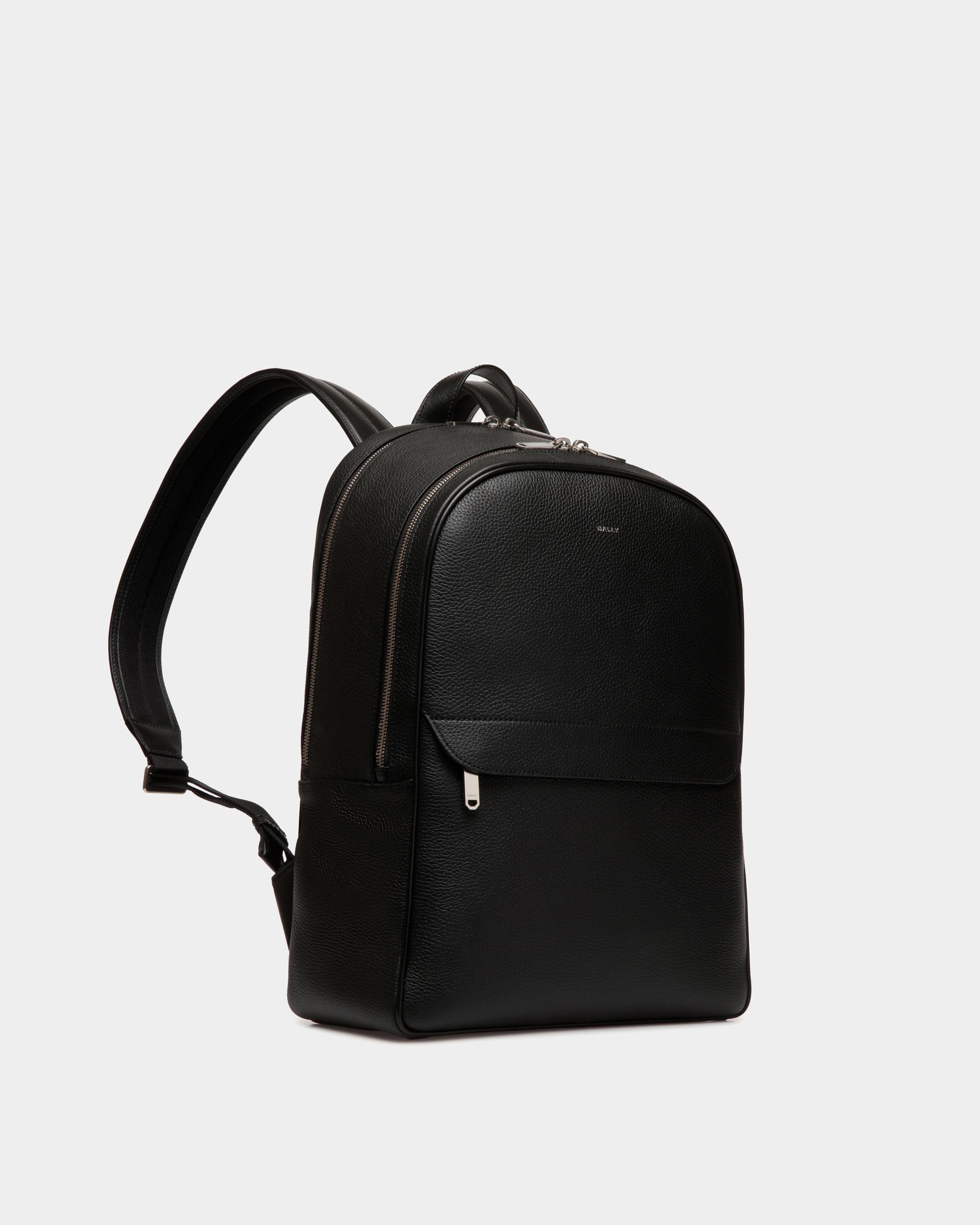 Oeden バックパック ブラック レザー - 男性 - Bally - 03