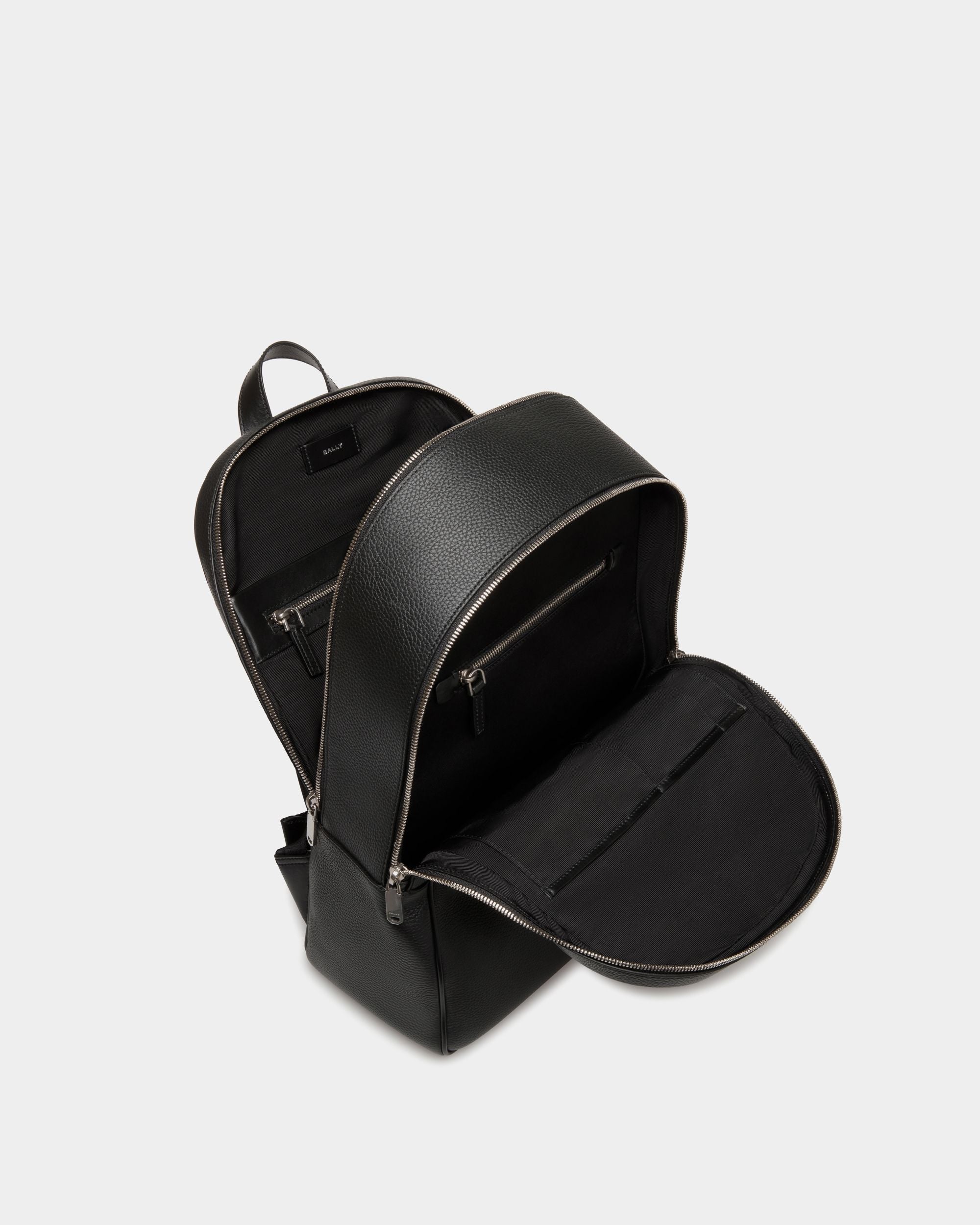 Oeden バックパック ブラック レザー - 男性 - Bally - 04
