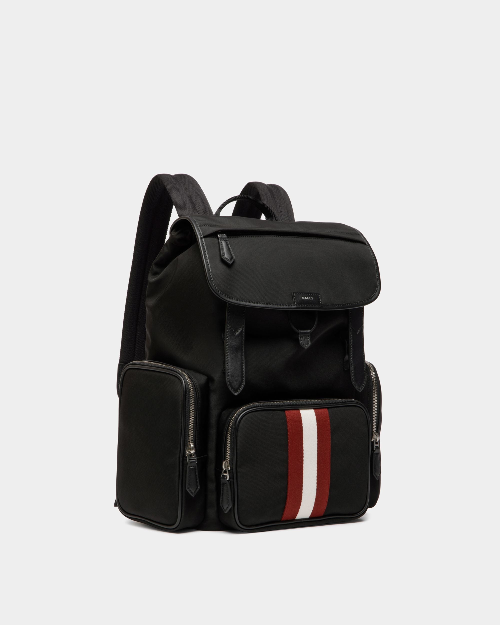 Code バックパック ブラック ナイロン - 男性 - Bally - 04
