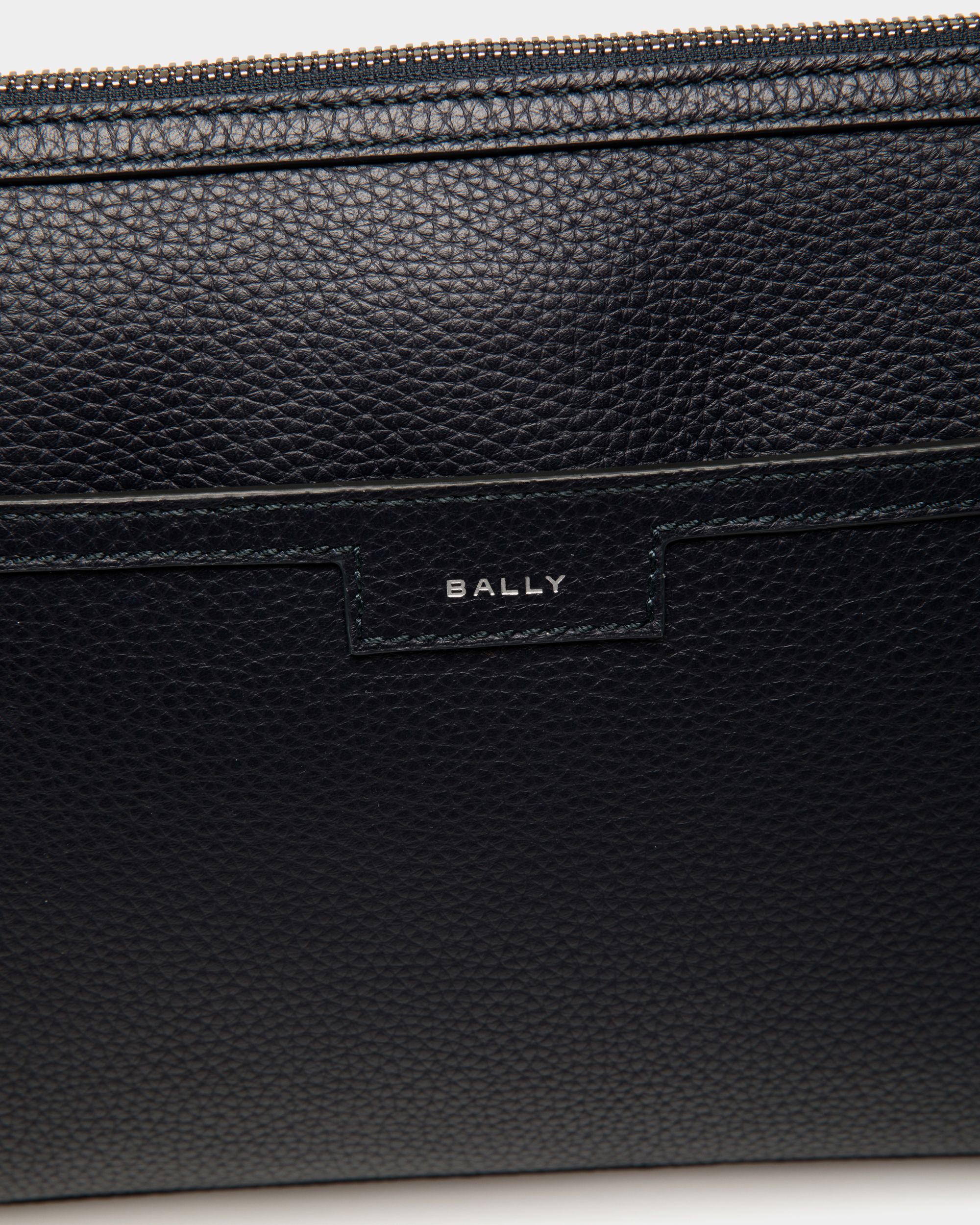 Code ポーチ Navy Blue レザー - 男性 - Bally - 05