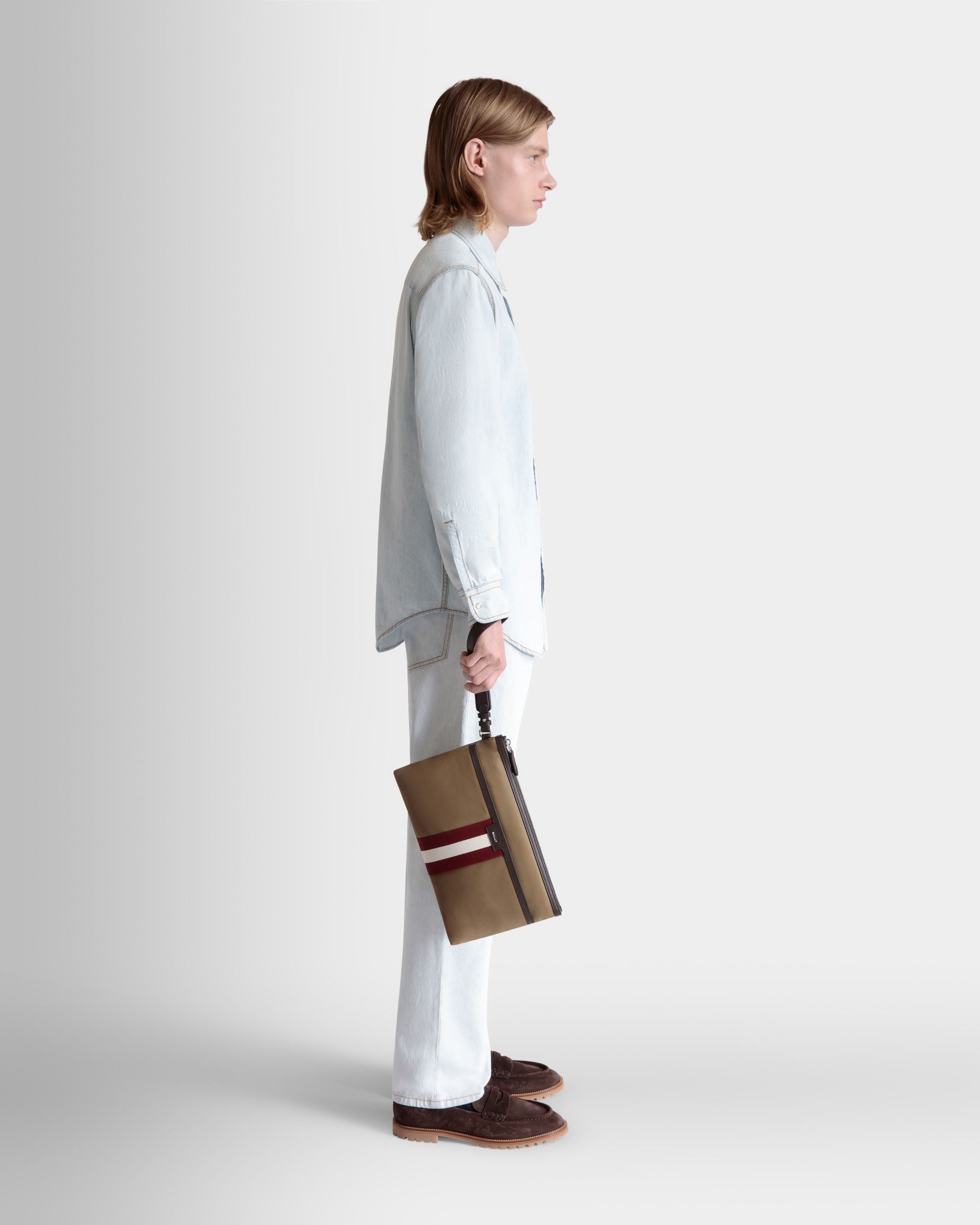 Code ポーチ キャメルカラー ナイロン - 男性 - Bally - 02