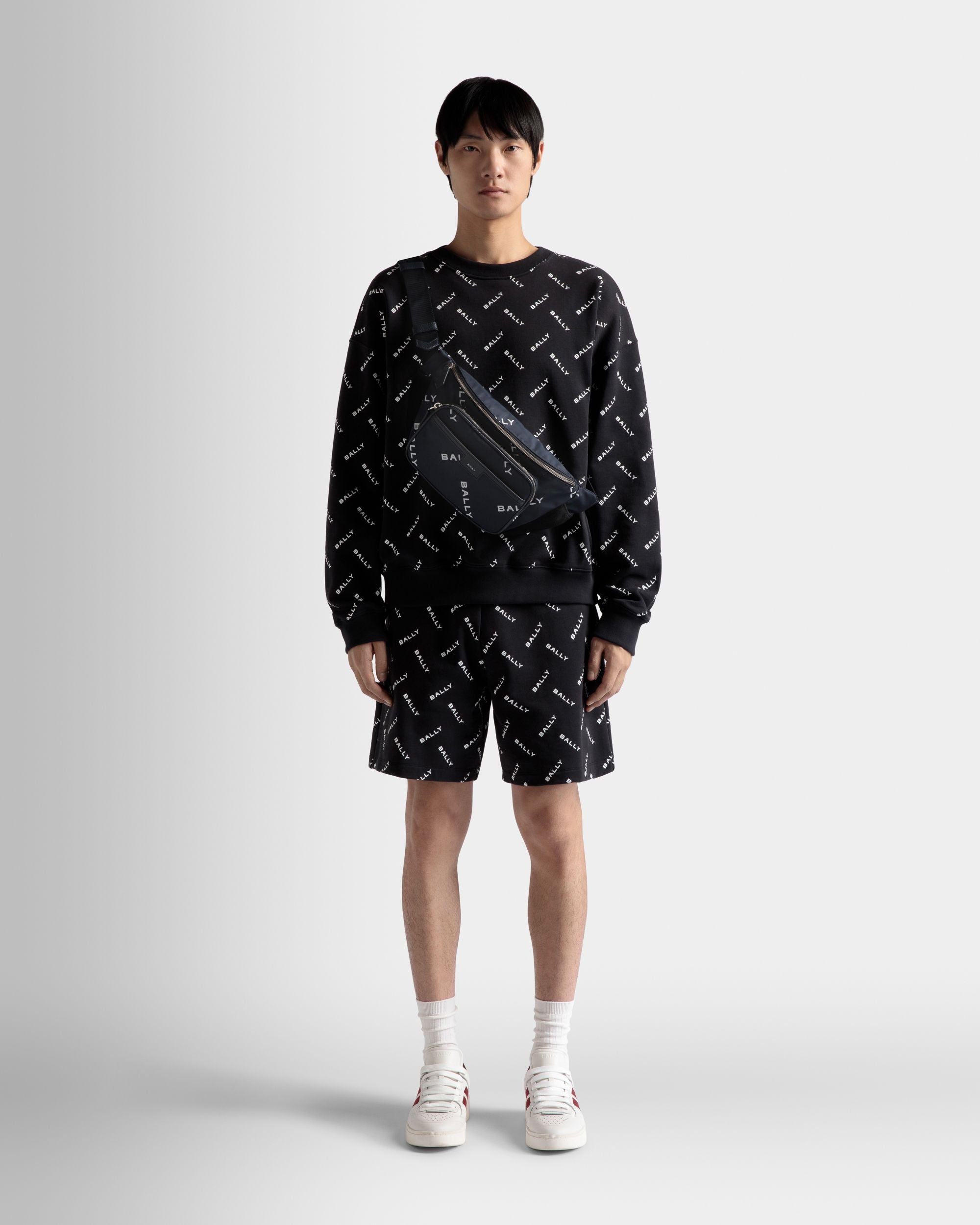 Code ベルトバッグ ブルー プリントナイロン - 男性 - Bally - 02