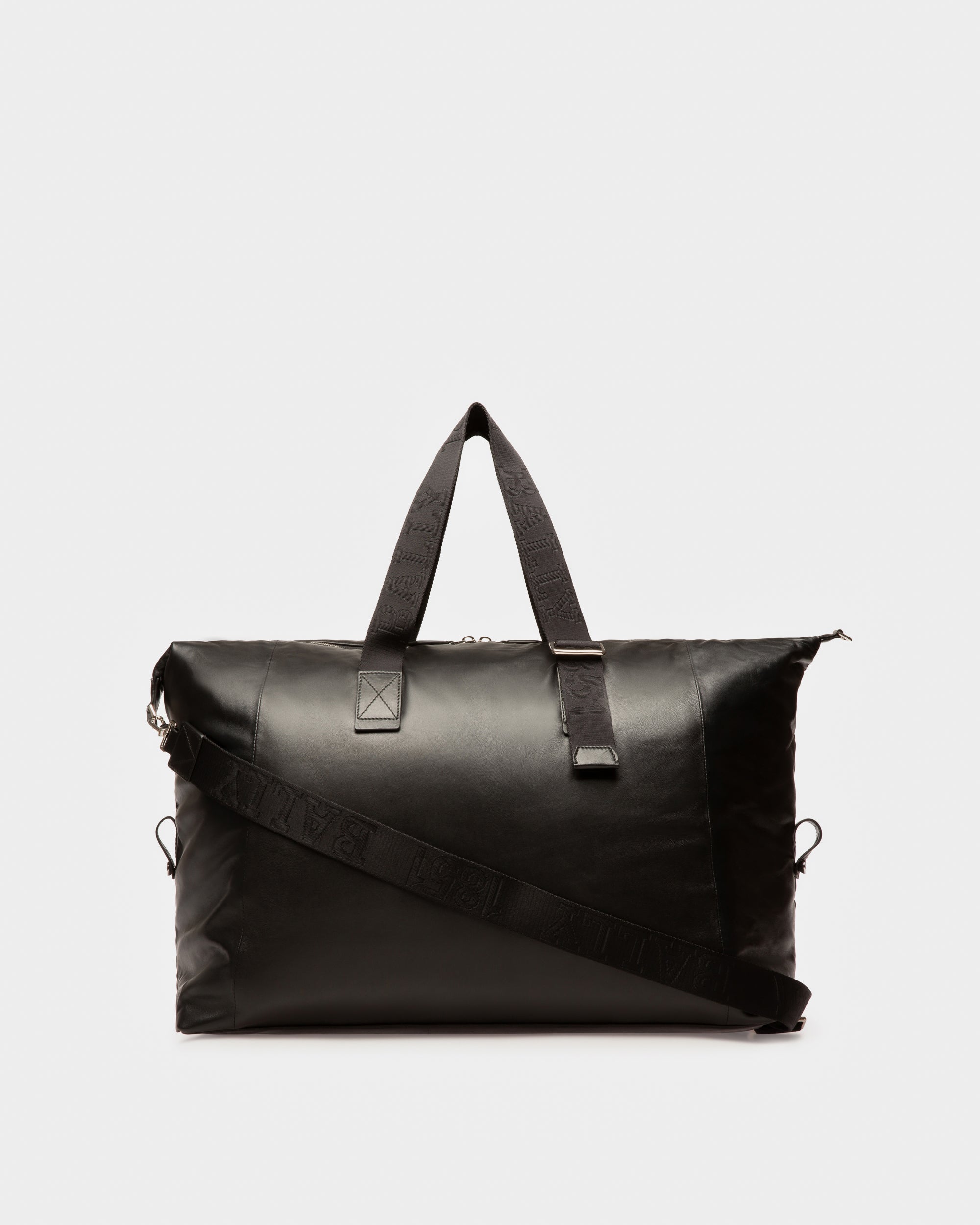 Arohn ブラック レザー ウィークエンドバッグ - 男性 - Bally - 03